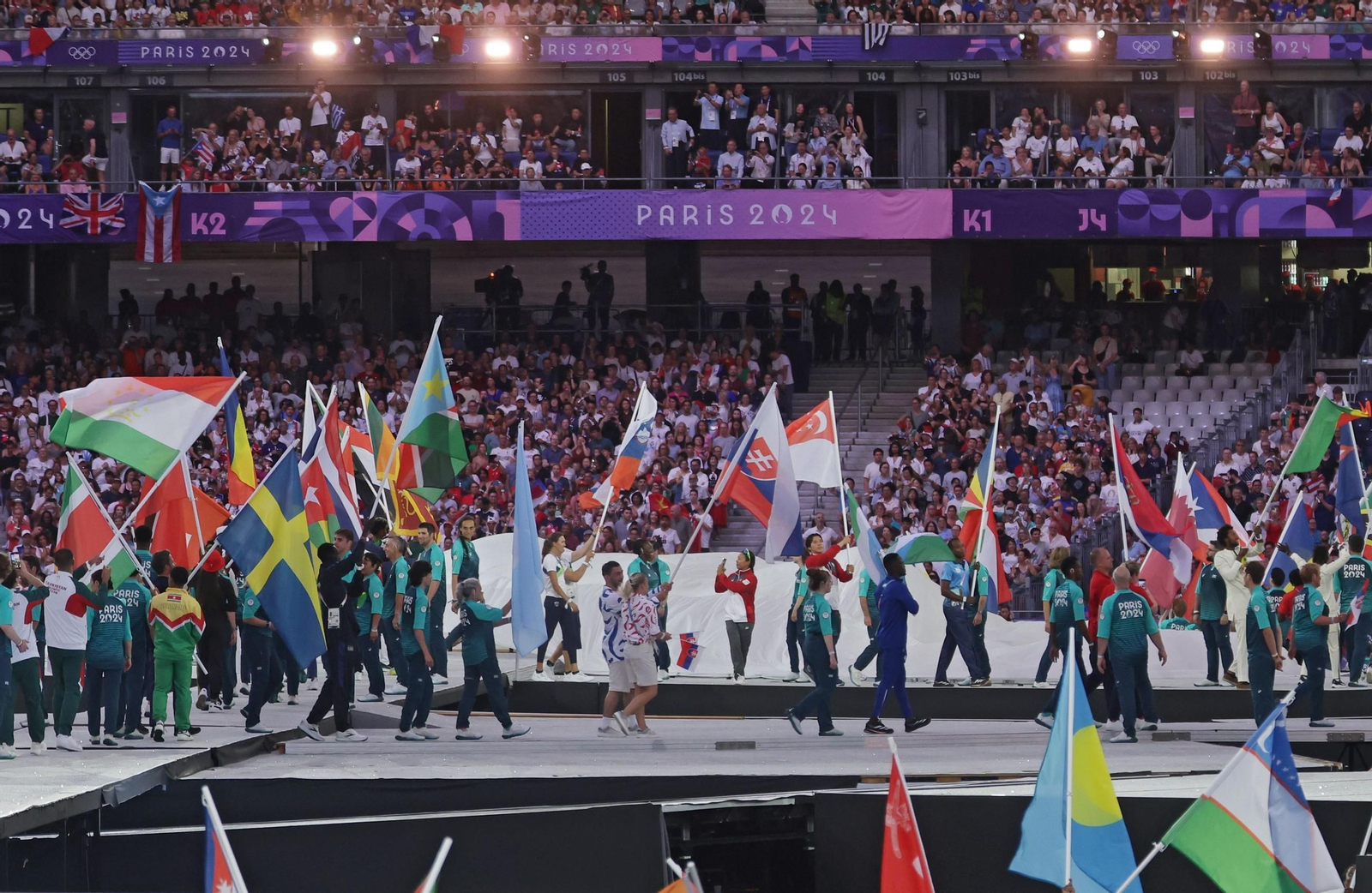 Las fotos de la ceremonia de clausura de los Juegos Olímpicos París 2024