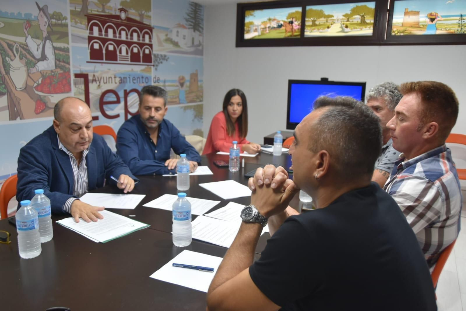 Reunión del sector.