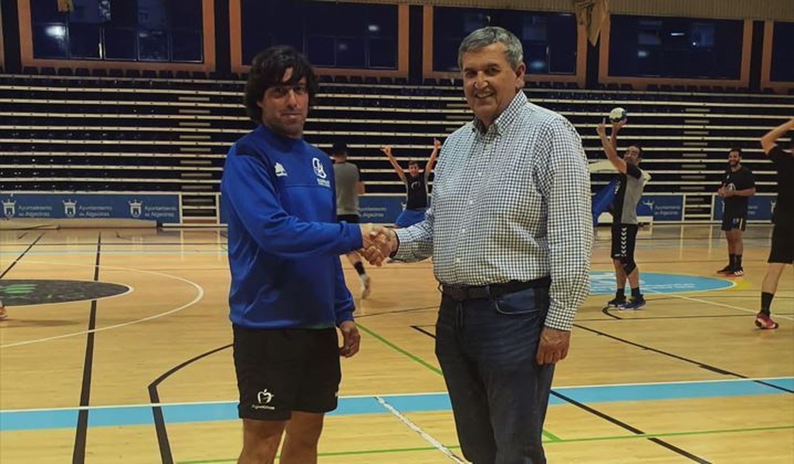 Iñaki Pérez y Pedro Soria, en el Juan Carlos Mateo