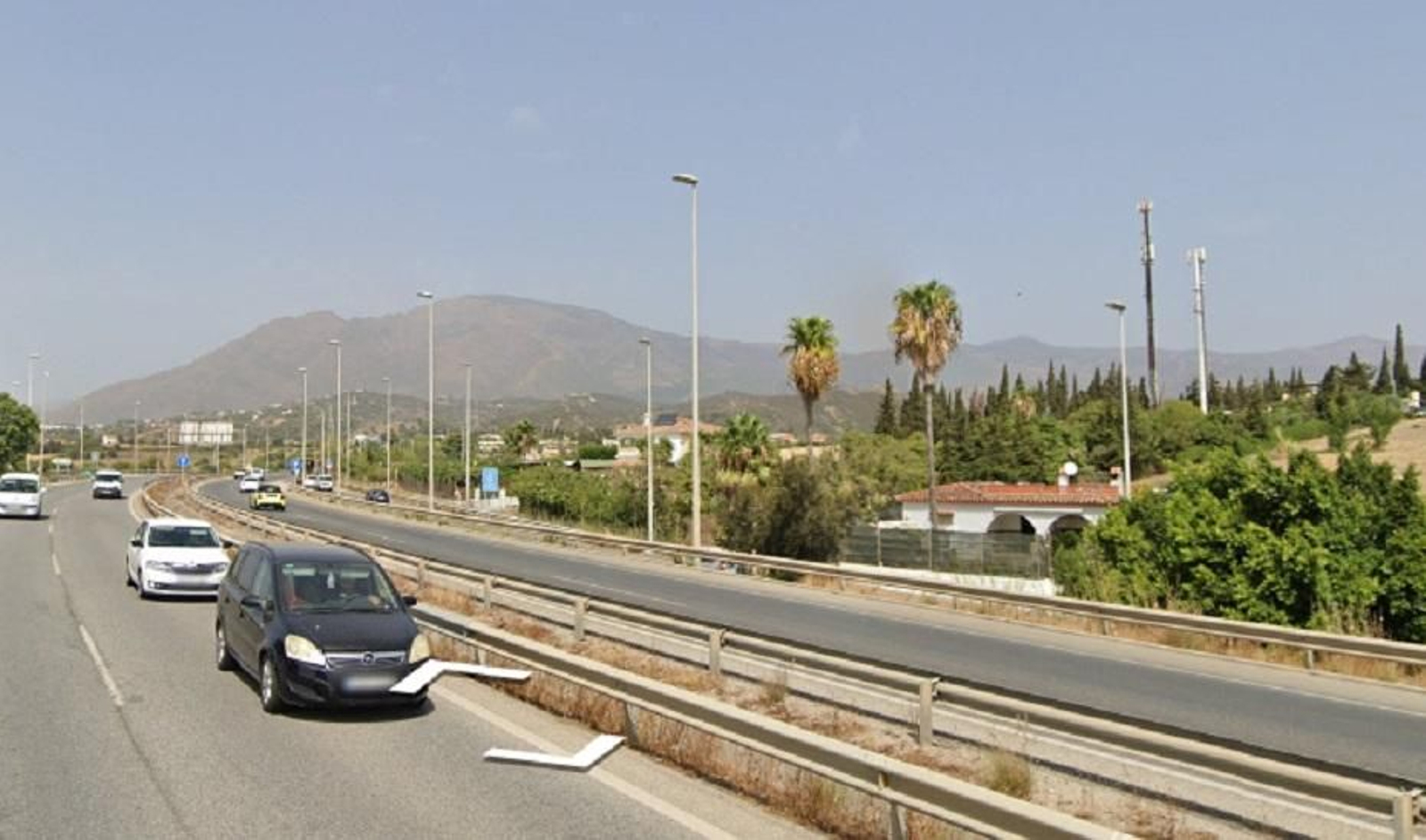 Lugar donde ha ocurrido el accidente. Lugar donde ha ocurrido el accidente.