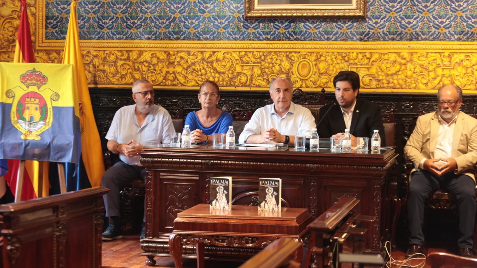 Presentación del acto en el salón de actos del Ayuntamiento de Algeciras.