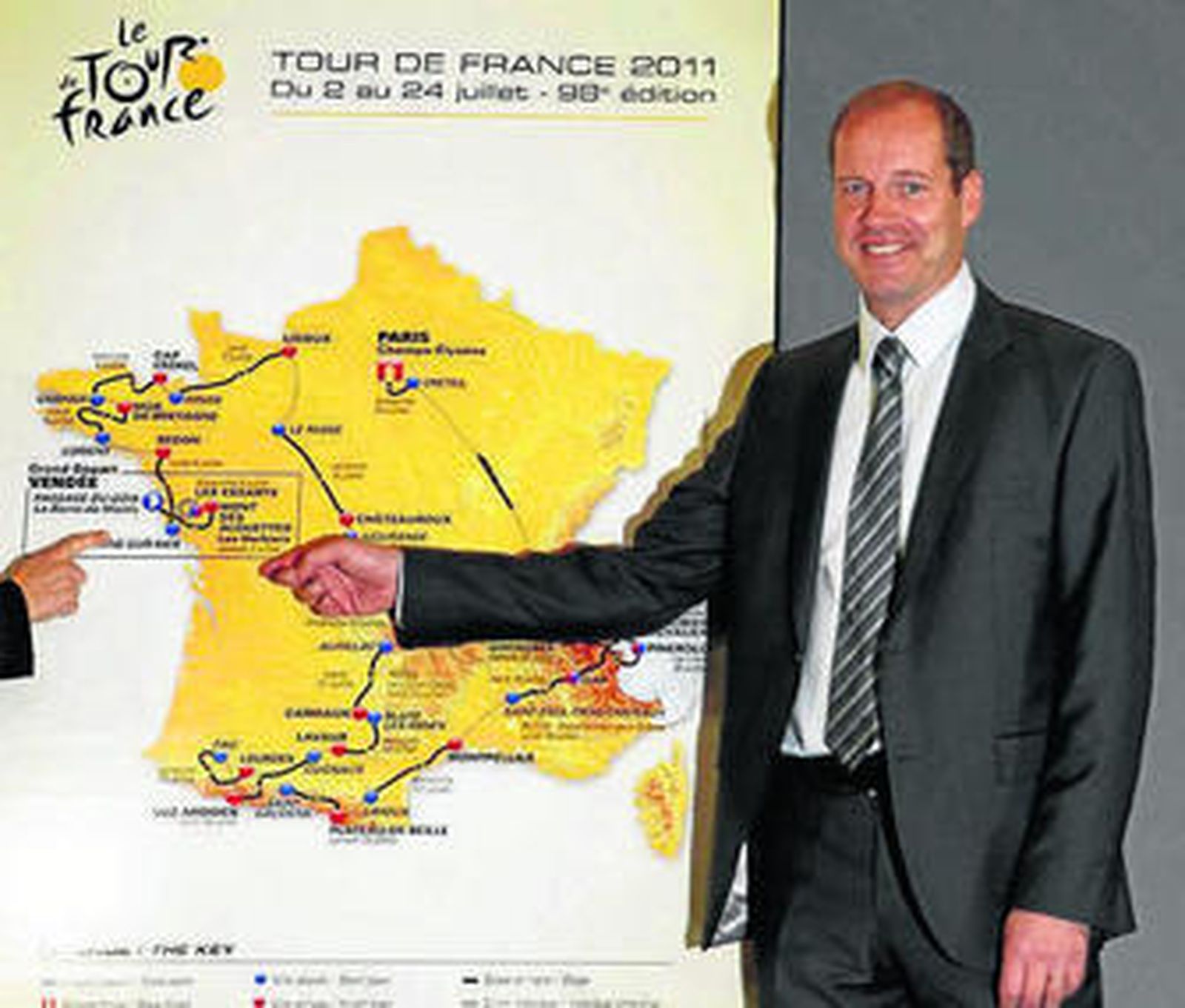 El director del Tour, Christian Prudhomme.