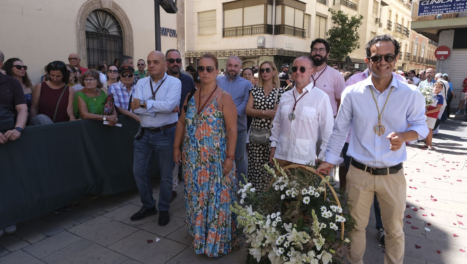 Imágenes de la ofrenda floral a la Virgen del Mar. Feria de Almería 2022