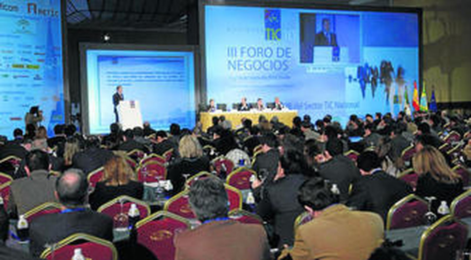 Apertura del III Foro de Negocios Business TIC en la jornada de ayer, evento que organiza Eticom.