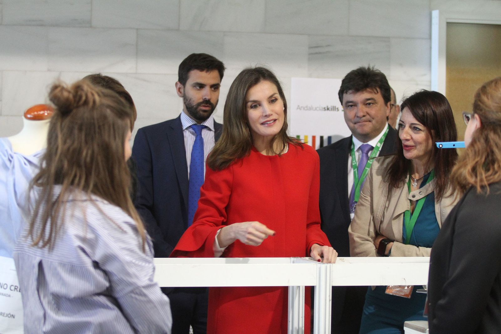 Imágenes de la visita de la reina Letizia a Huelva