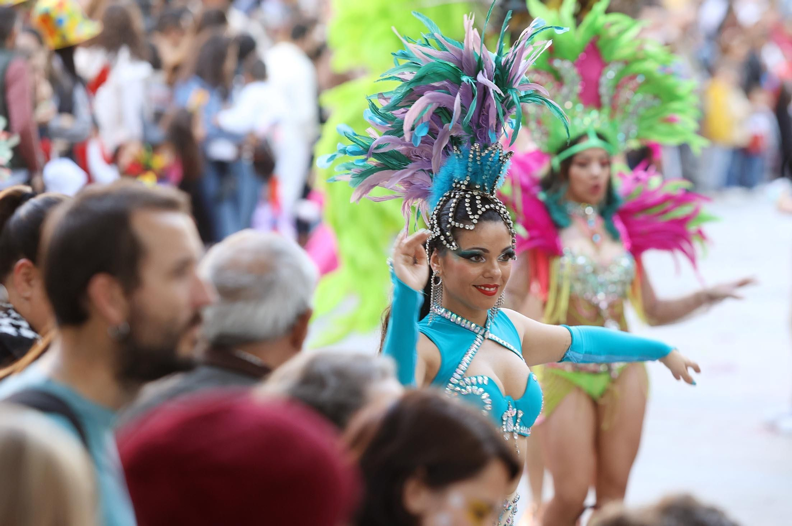 Imágenes de la cabalgata del Carnaval Colombino 2024