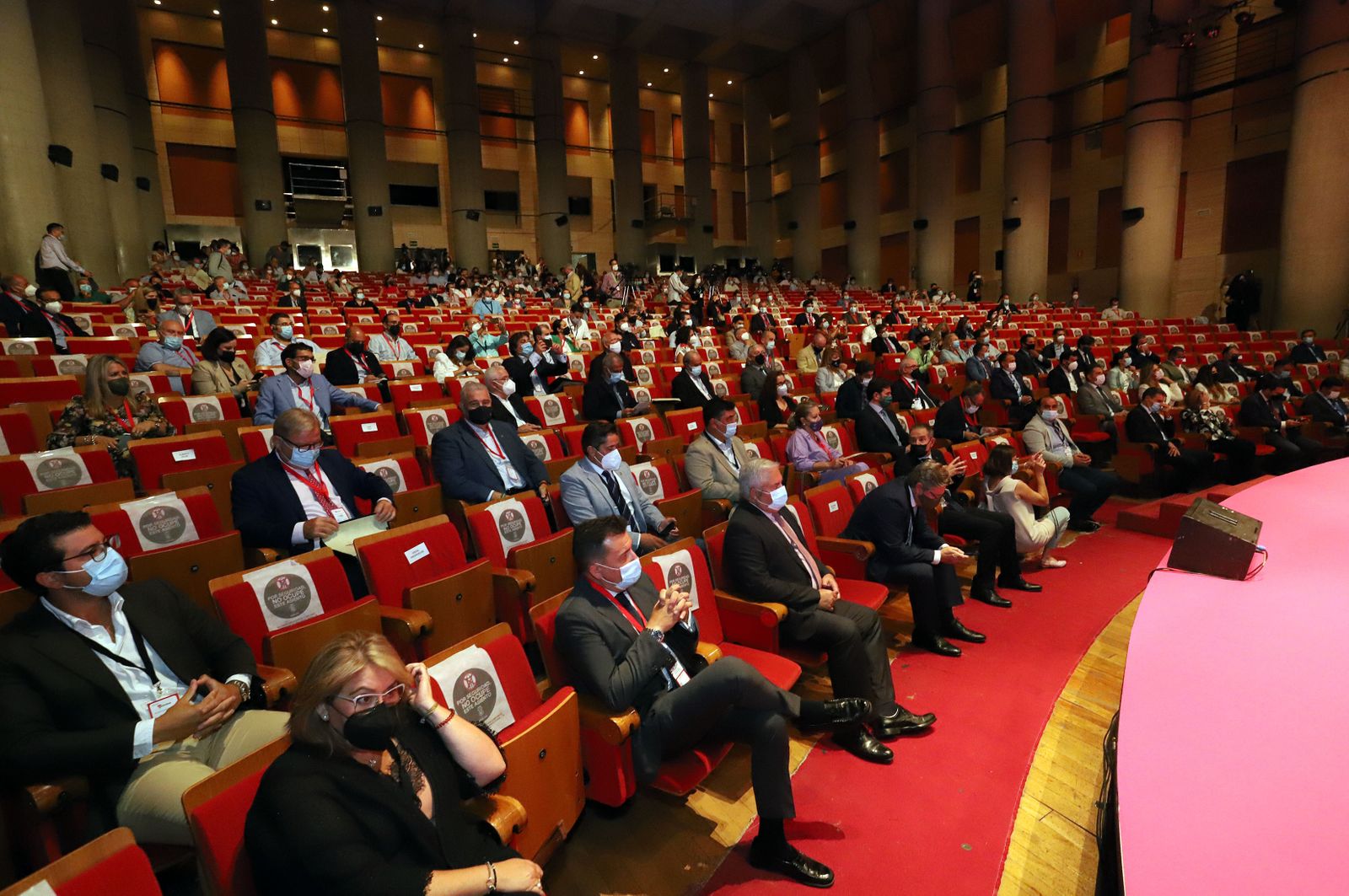 Imagen del Auditorio de la Casa Colón durante el pasado Congreso Internacional de Frutos Rojos.