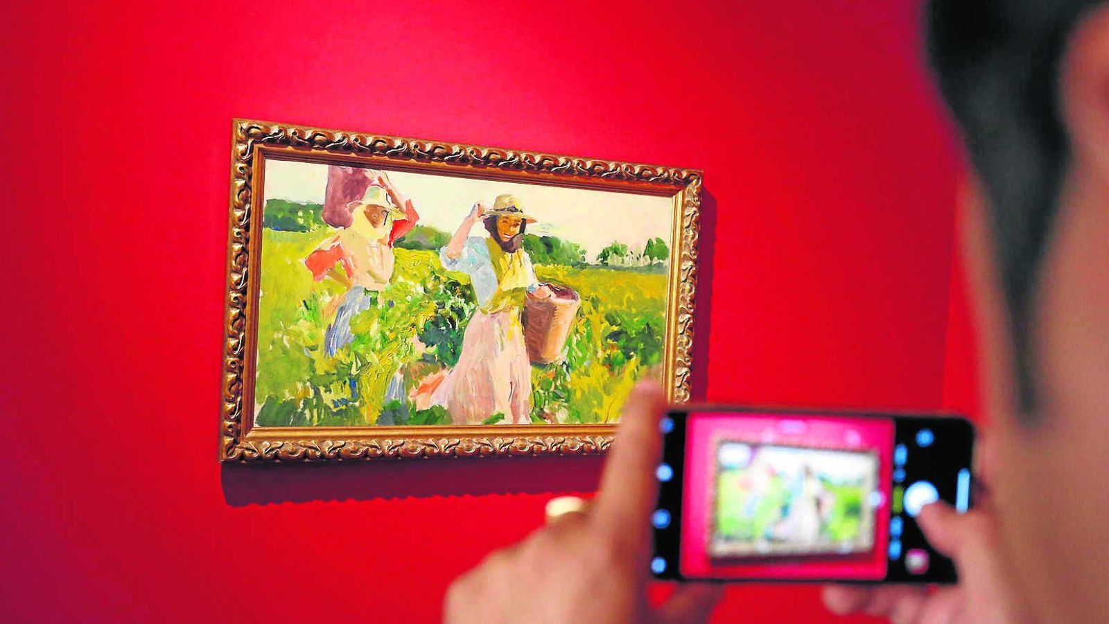 Exposición de Sorolla en la Fundación Unicaja Sevilla.