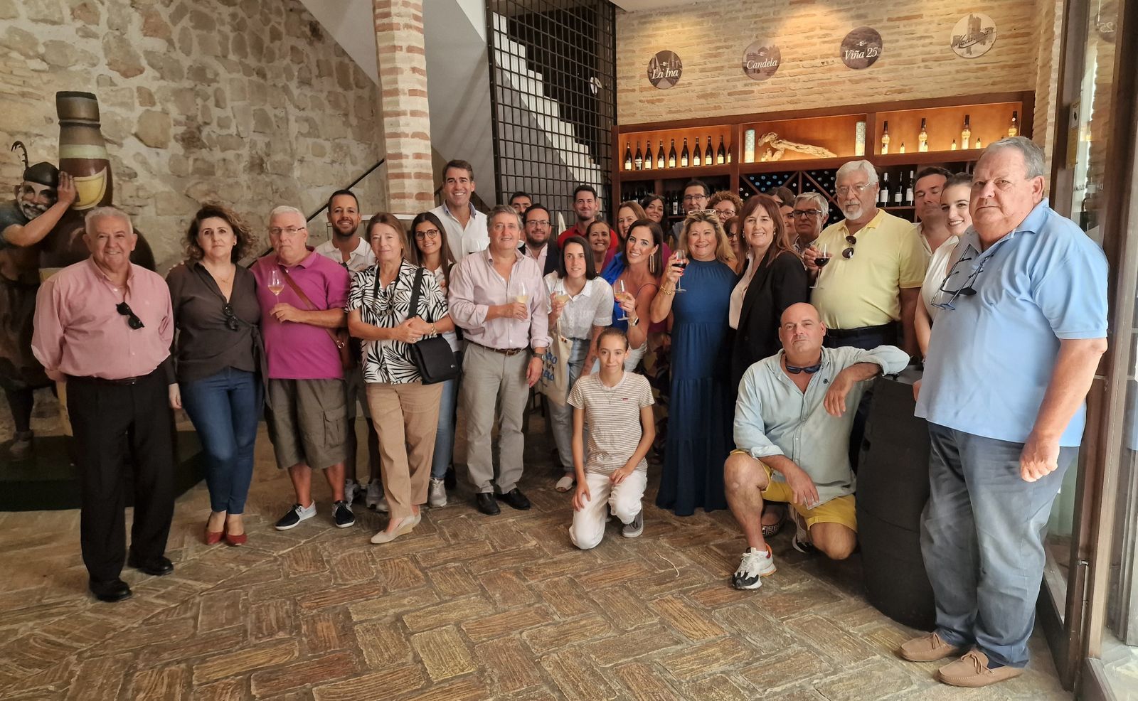 Una imagen de los profesionales participantes en la visita.