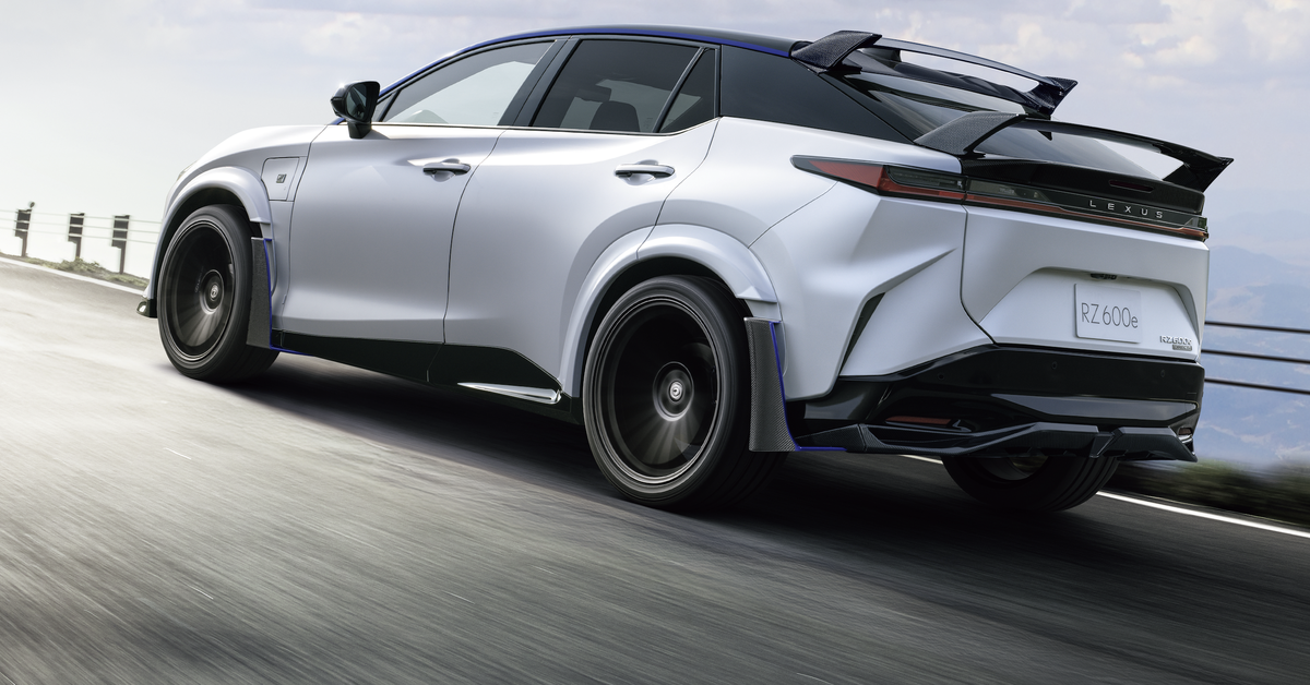 Lexus amplía la gama RZ con la edición especial 600e F Sport Performance