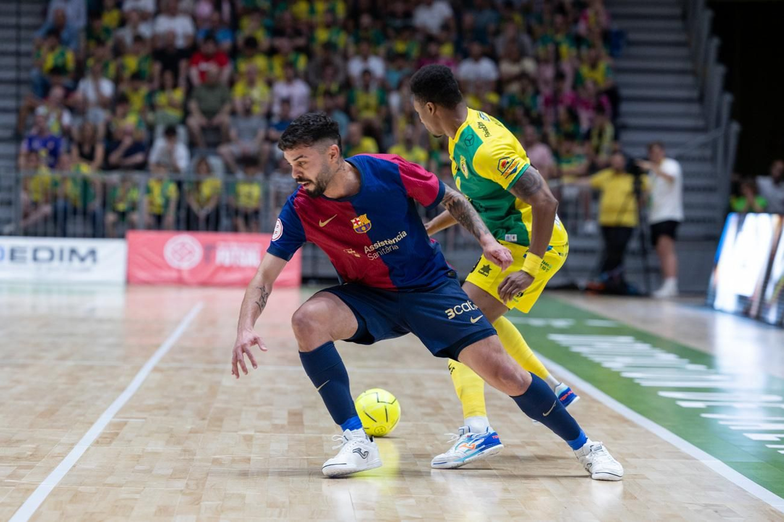 El triunfo del Barça ante el Jaén FS en el Olivo Arena