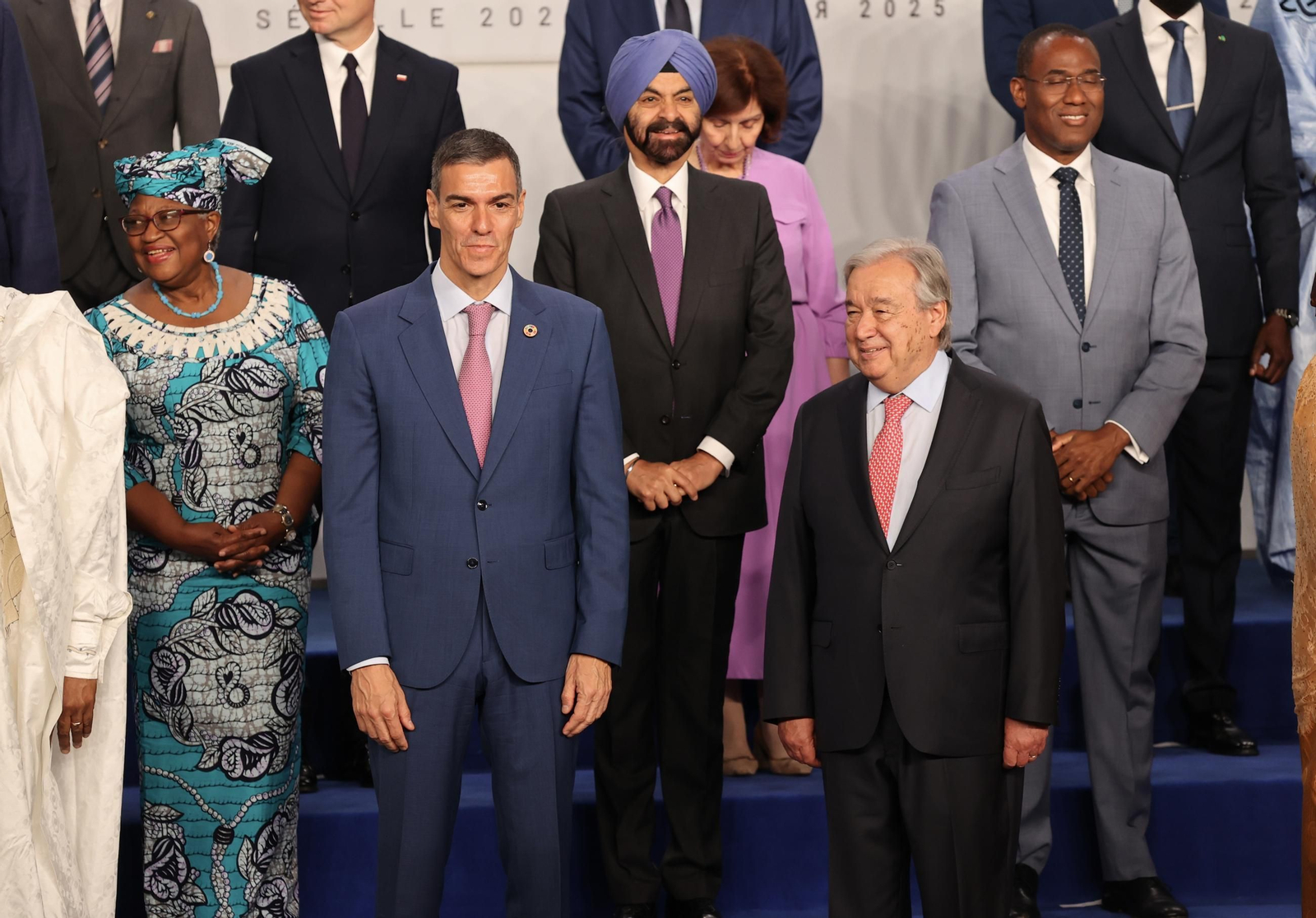 Las fotos de la primera jornada de la cumbre de la ONU en Sevilla