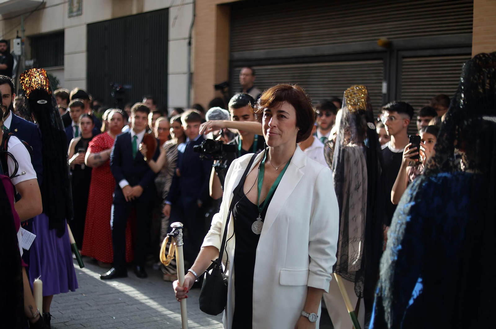 Imágenes de la procesión extraordinaria de la Virgen de la Esperanza por las calles de Huelva