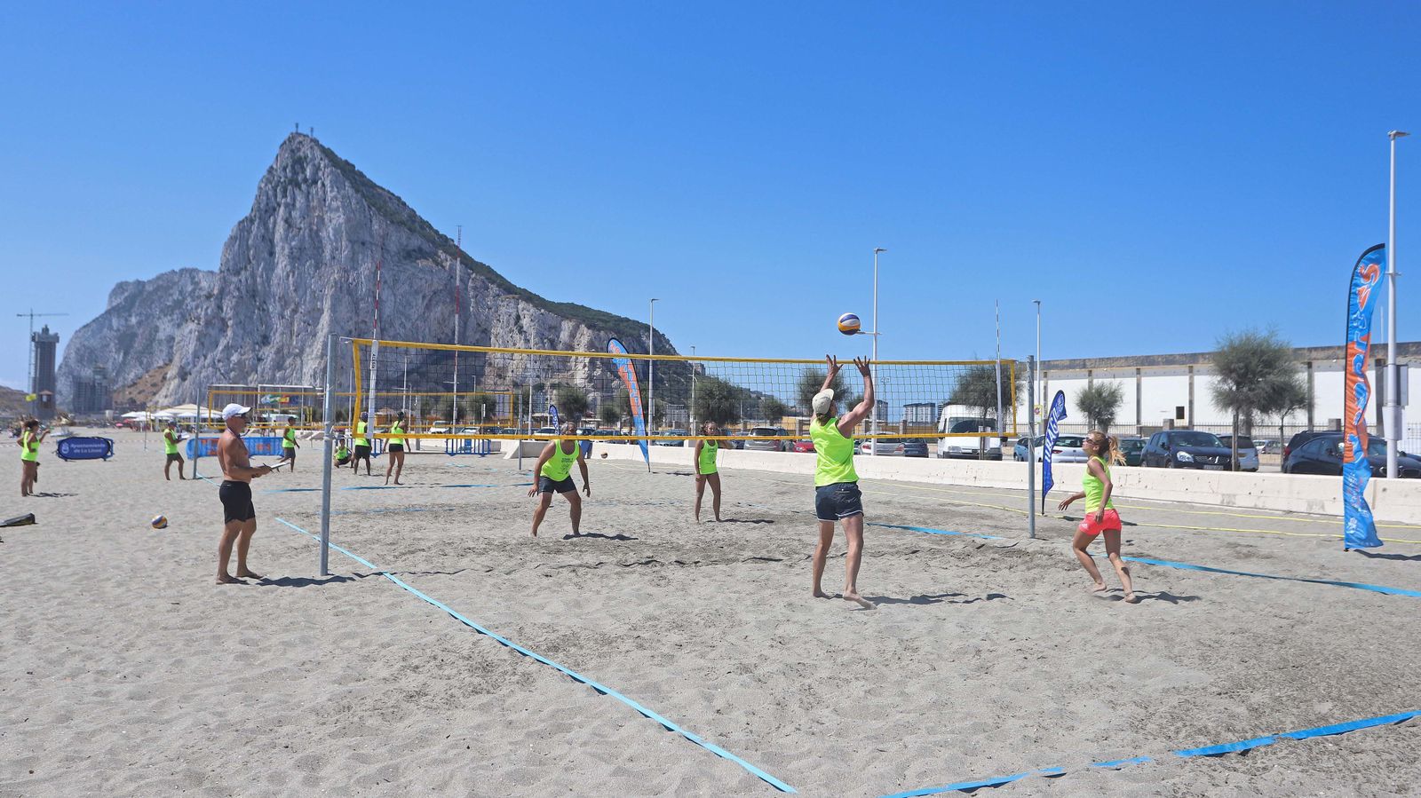 Fotos del torneo de Voley Playa en La Línea