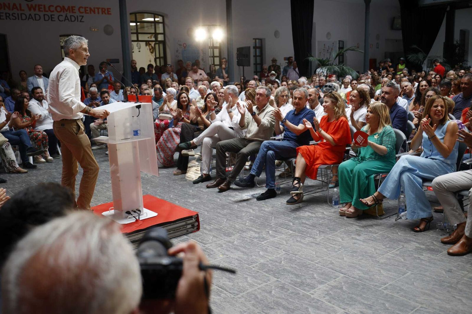 Imágenes del cierre de campaña del PSOE en Cádiz con Rodríguez Zapatero