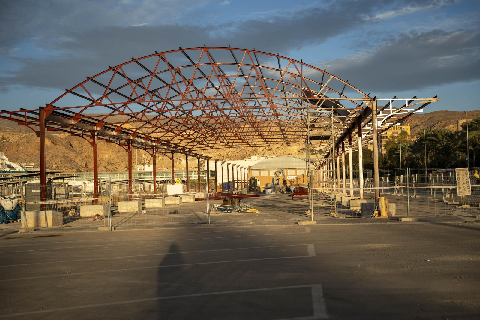 En imágenes las obras del Puerto Ciudad de Almería