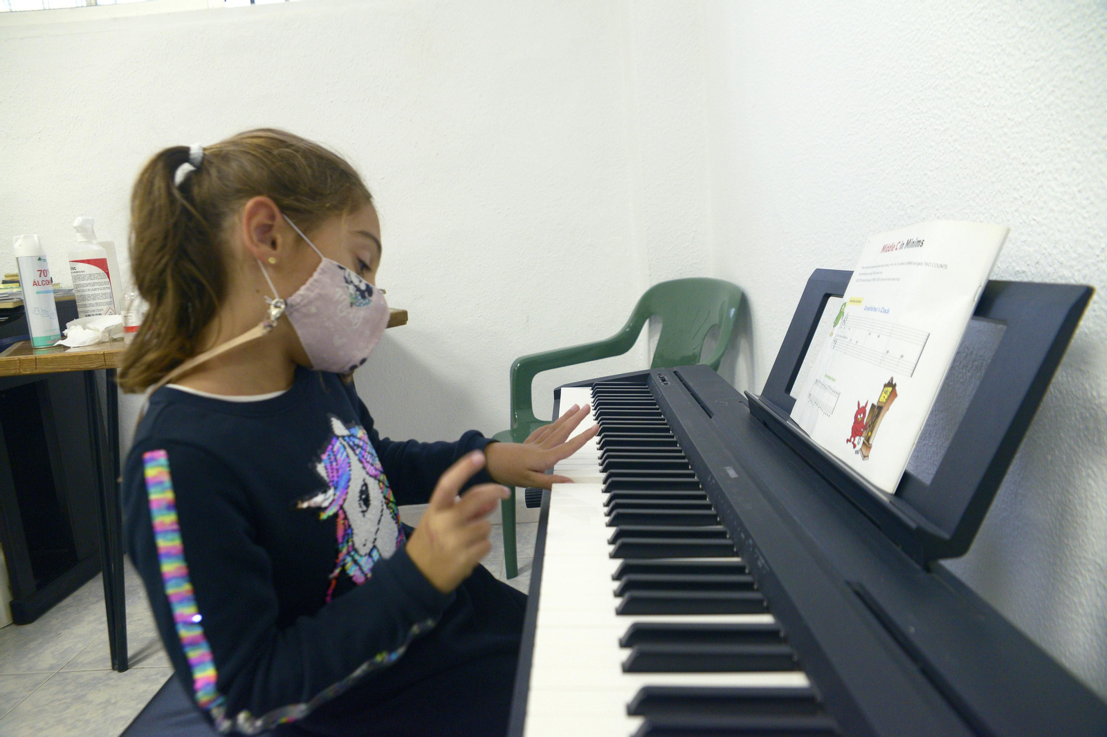 Fotos de la escuela de música de la barriada de La piñera