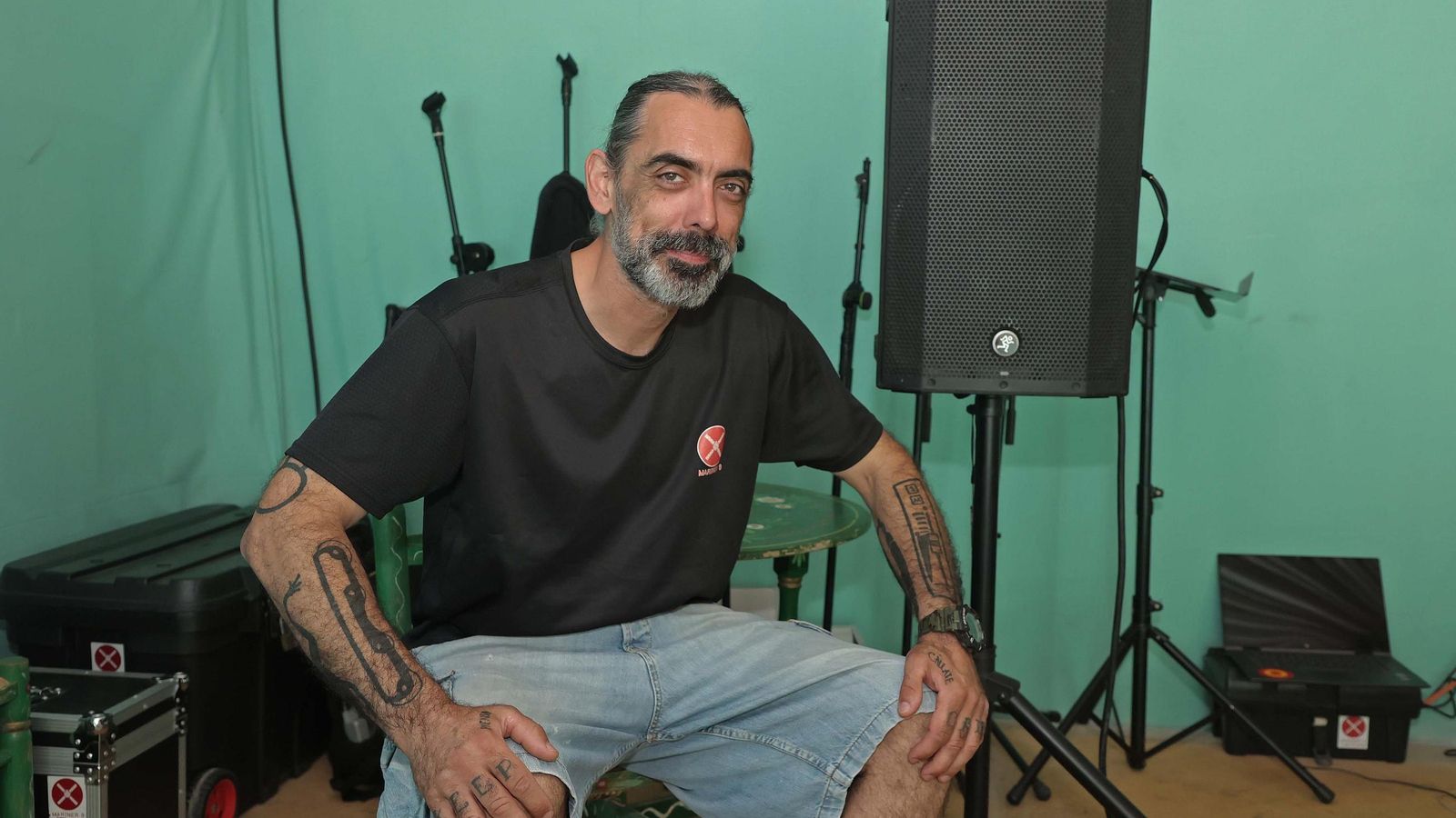 Jesús Tirado, técnico de sonido.