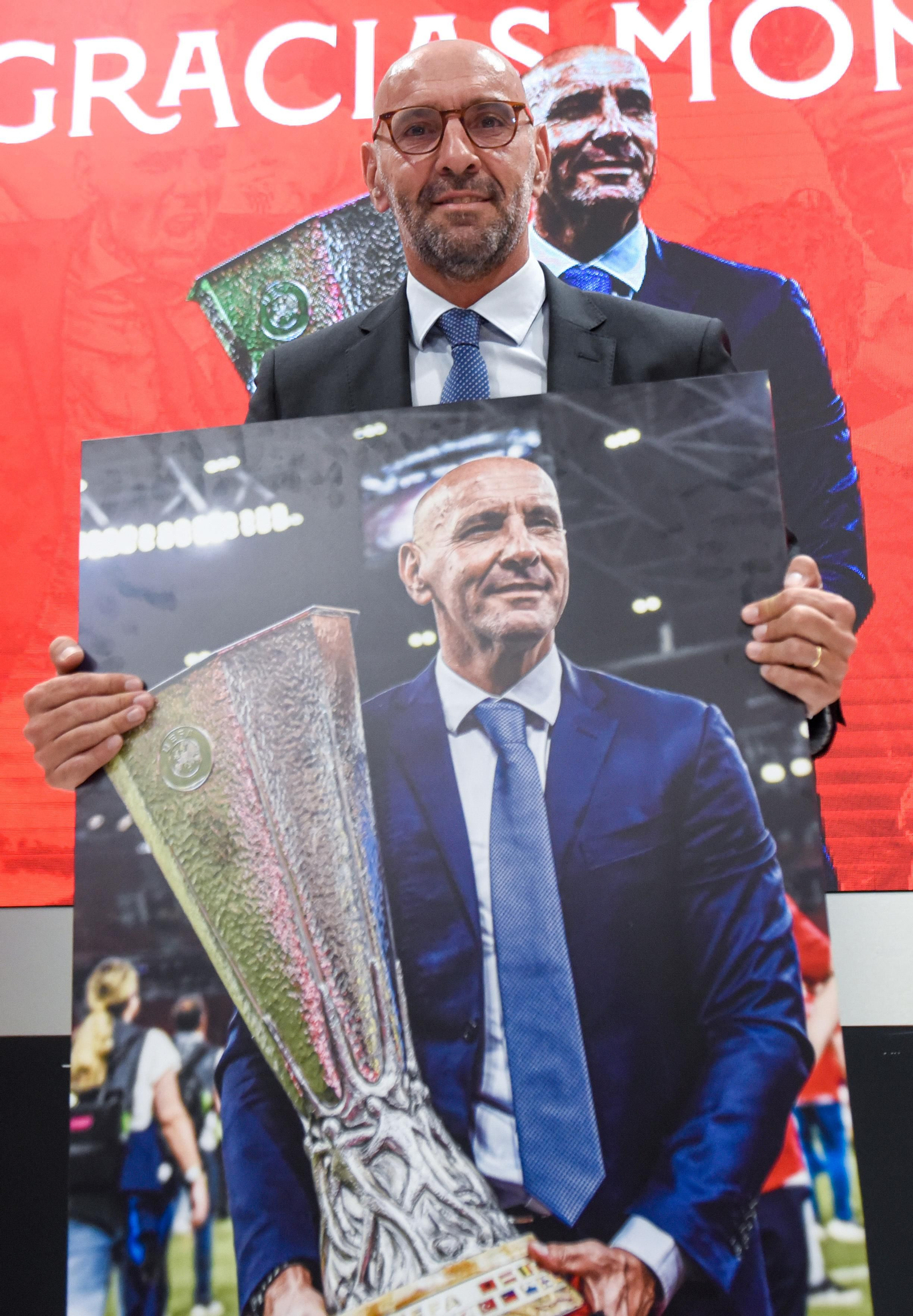 La despedida de Monchi, en imágenes