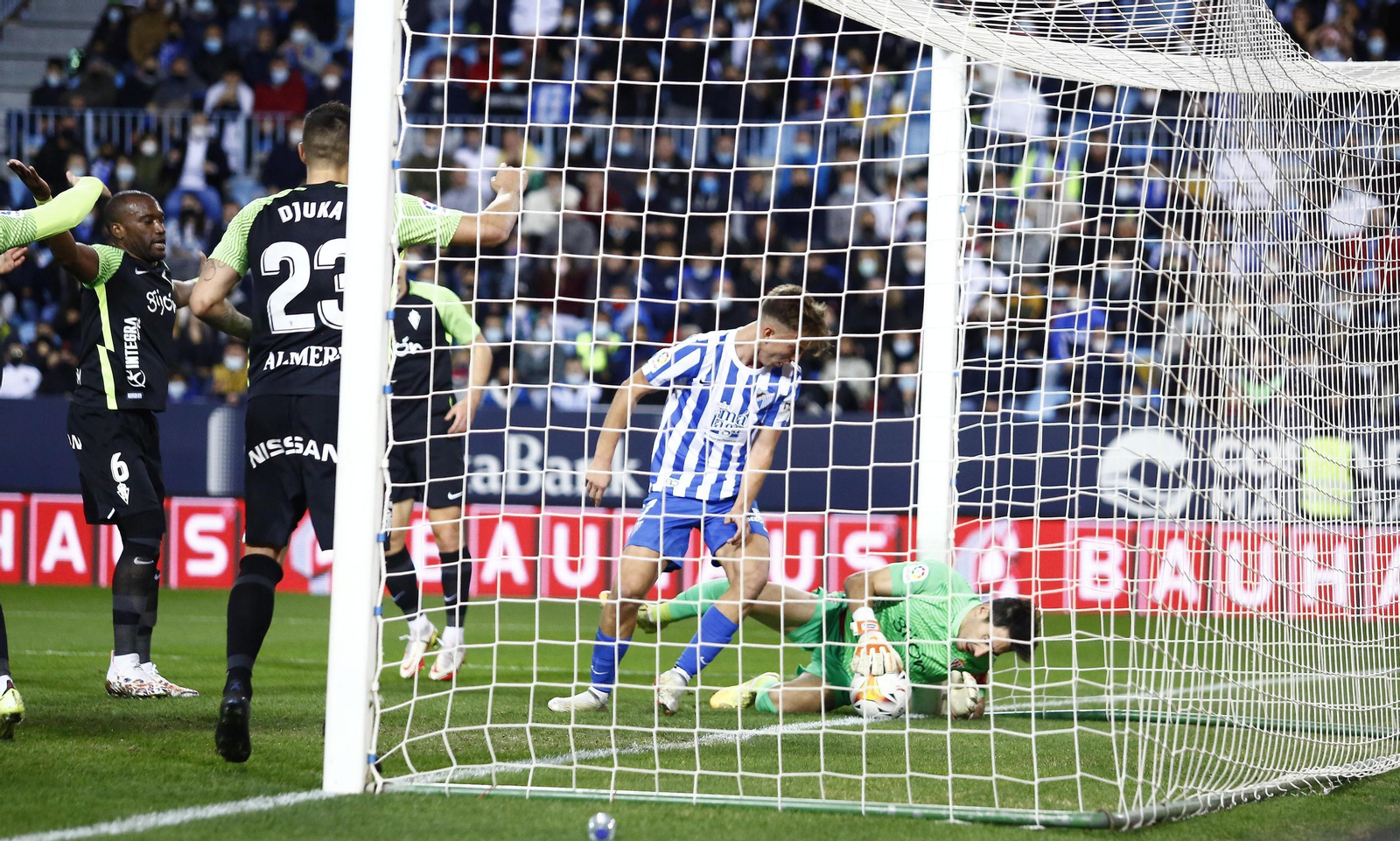 Las fotos del Málaga CF-Sporting de Gijón