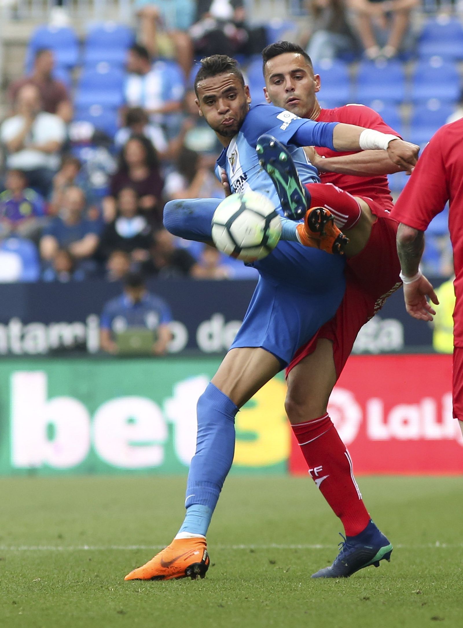 Un lance del partido.