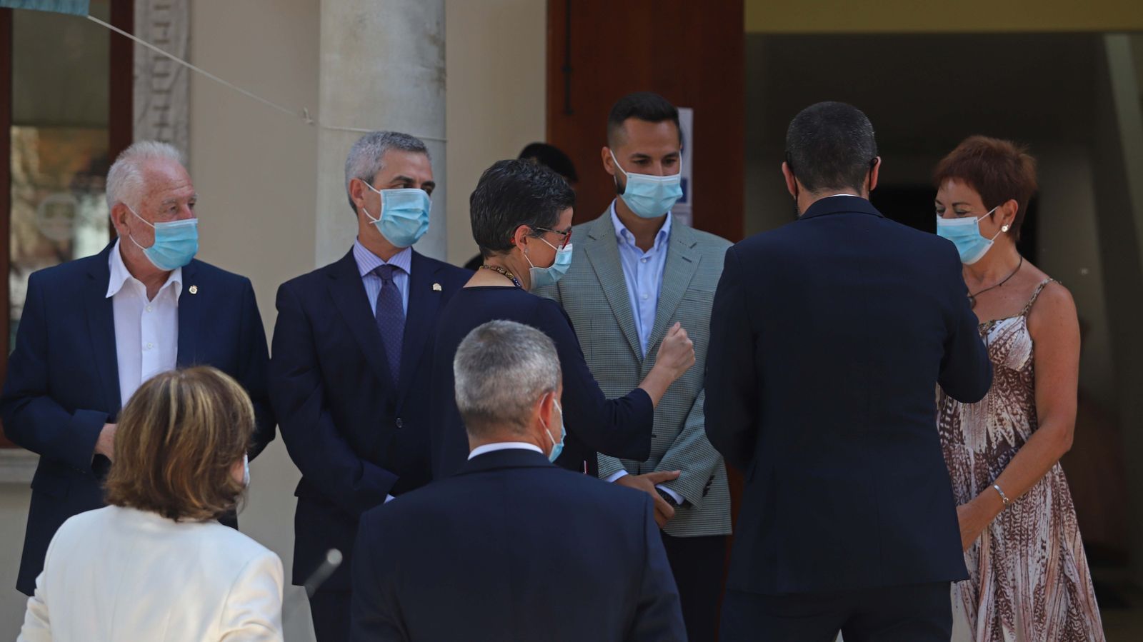 Visita de Arancha González Laya a La Línea y la Verja de Gibraltar