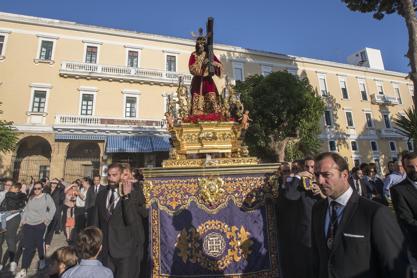 Nazareno, durante la peregrinación de junio.