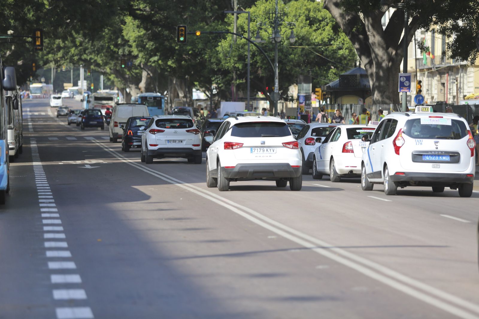 La Alameda Principal abierta al tráfico privado