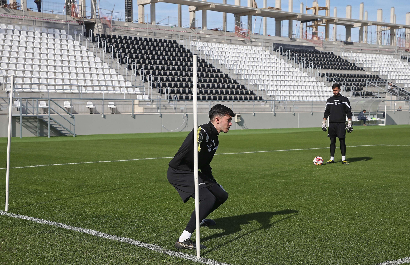 Fotos del entrenamiento de la Balona