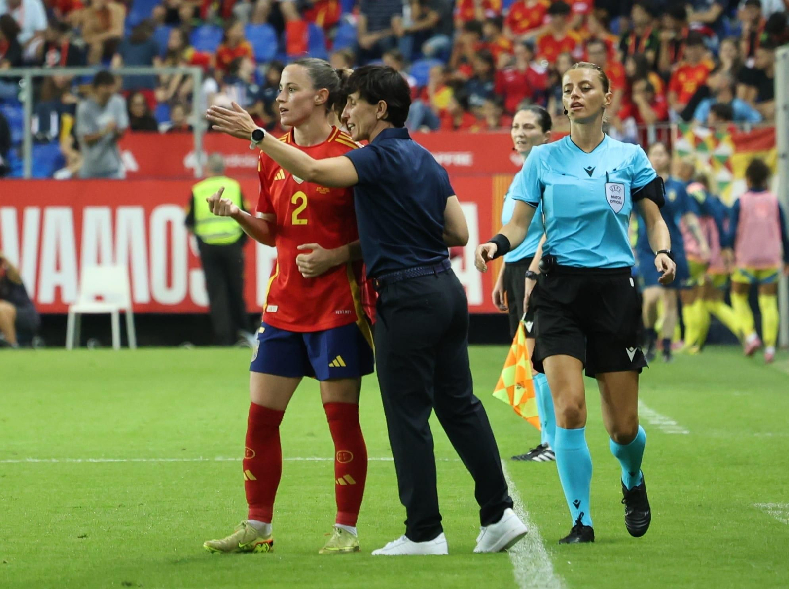 El España-Suecia de Málaga, en fotos