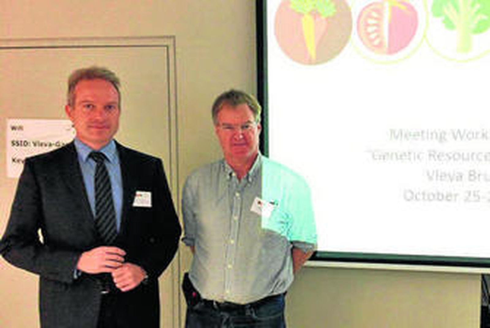 Diego Luis Valera (CIAIMBITAL) y Rodney Thompson en EUVRIN BruselaS.