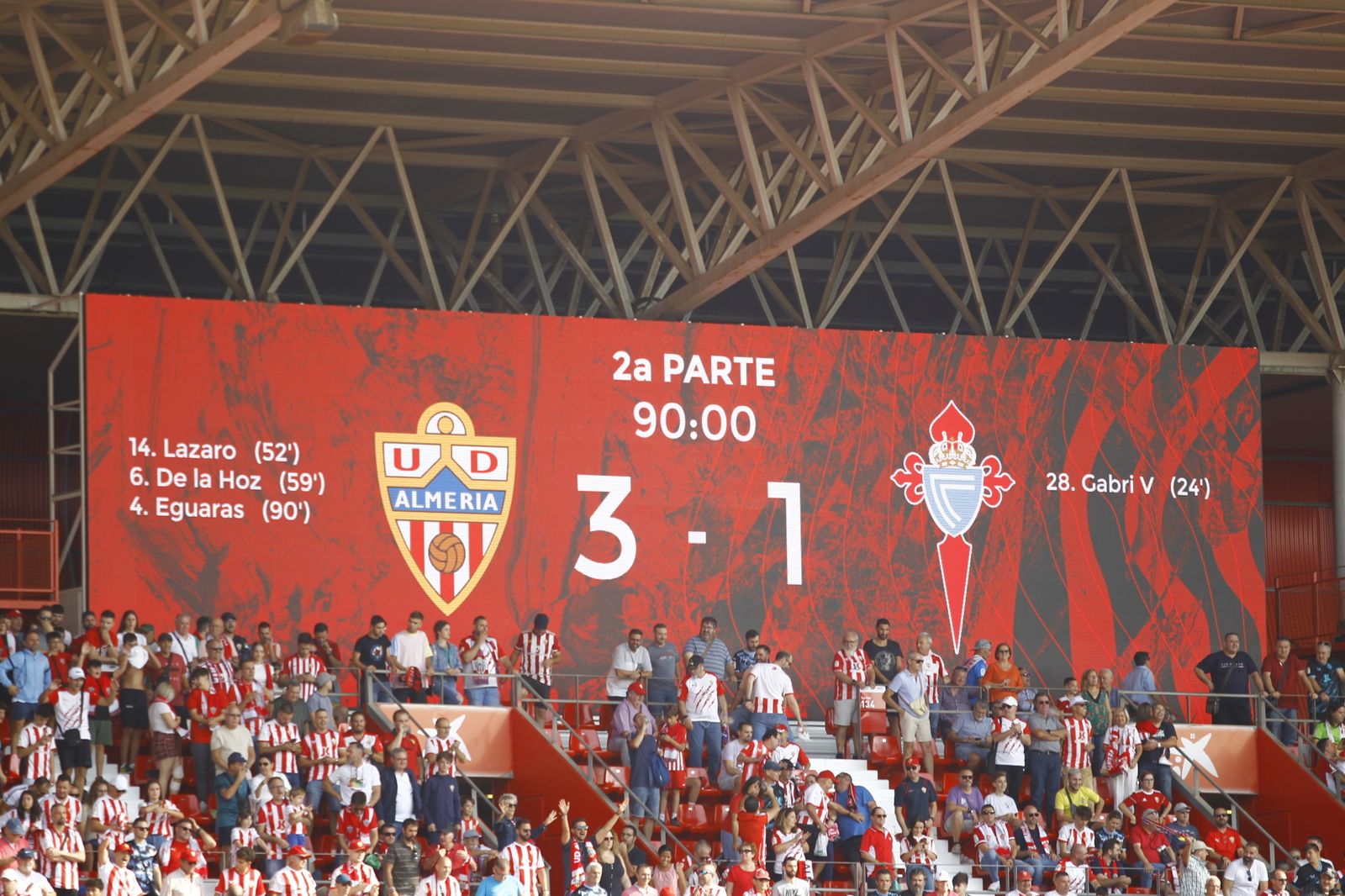 Fotogalería del partido U.D. Almería-R.C. Celta de Vigo