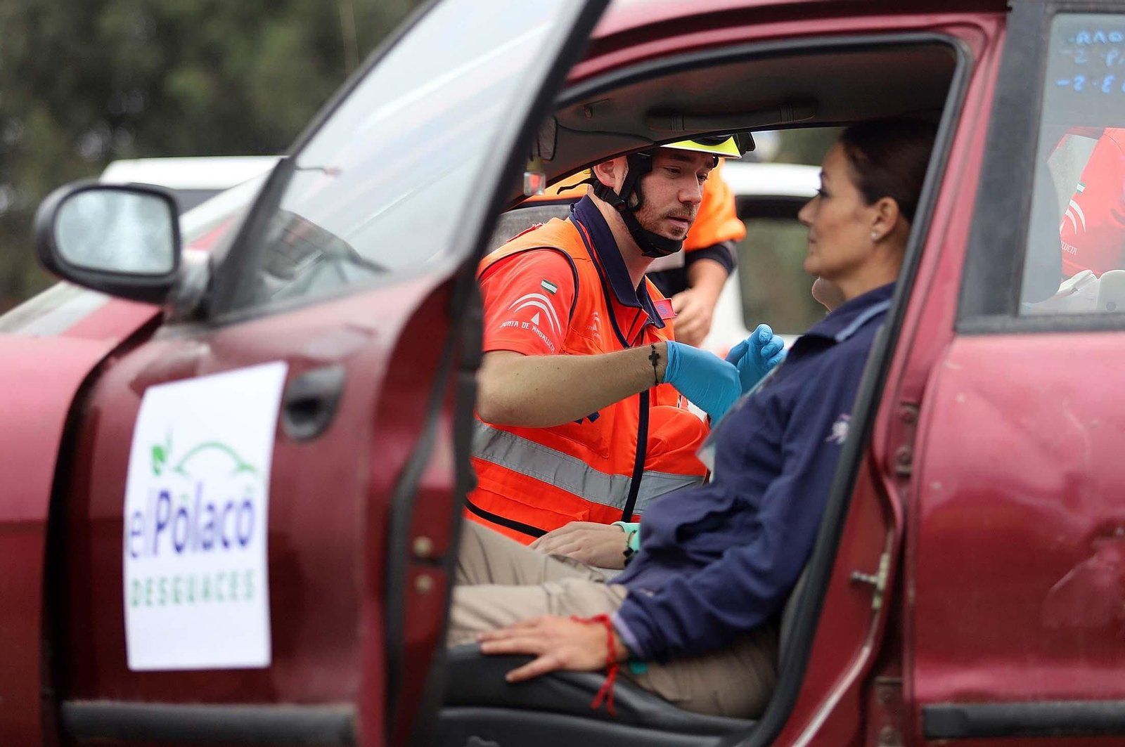 Simulacro de accidente en el Puerto de Huelva dentro del ejercicio regional RespuestA22, en imágenes
