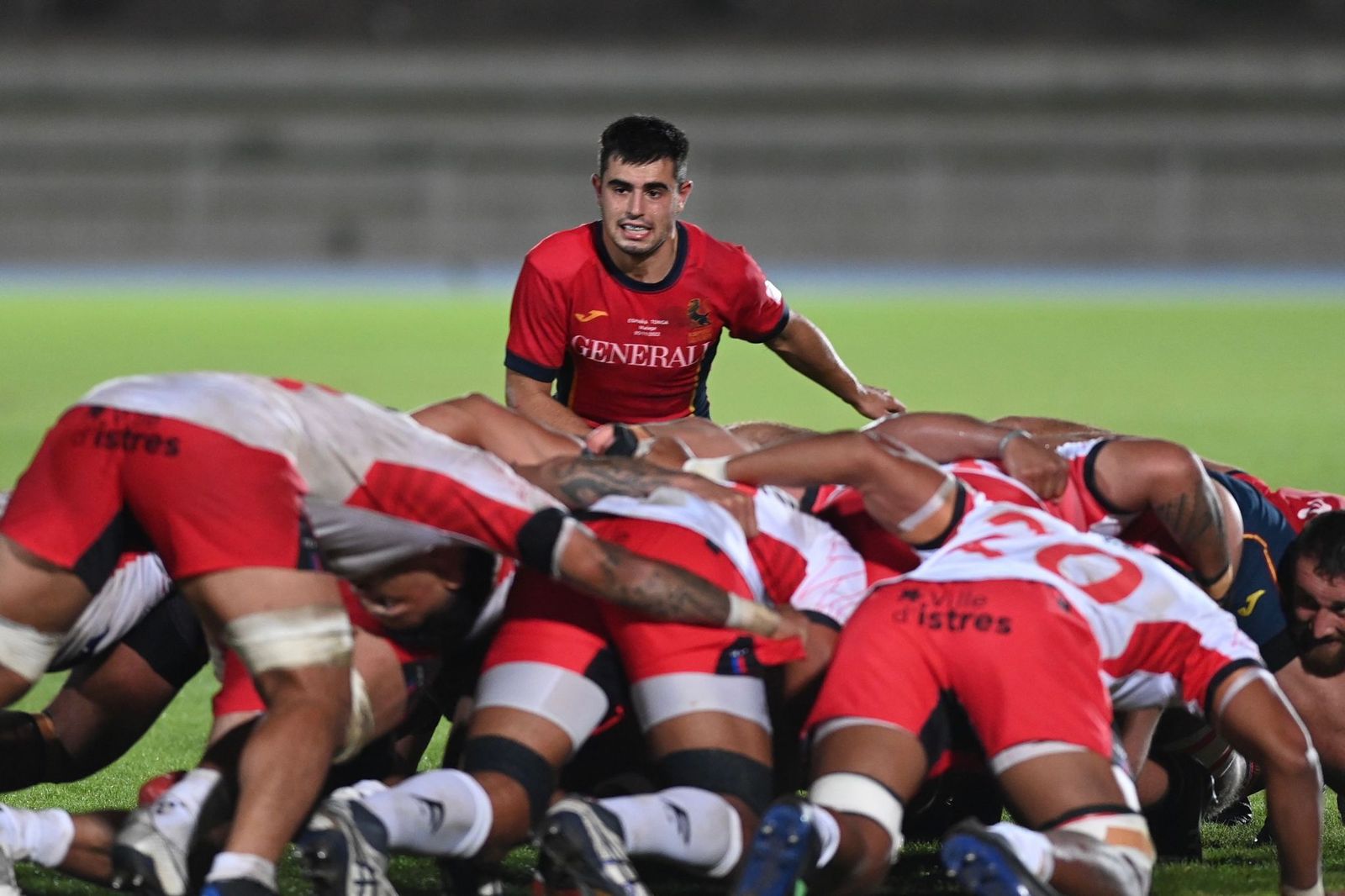 Las fotos del España-Tonga de rugby en Málaga