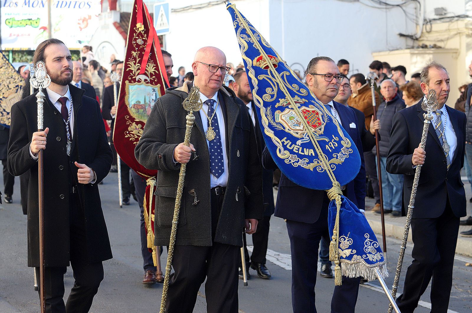 Imágenes de la procesión de San Sebastián en Huelva