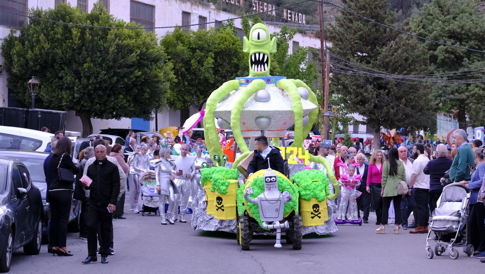 Las mejores imágenes de las carrozas de las fiestas de Canjáyar