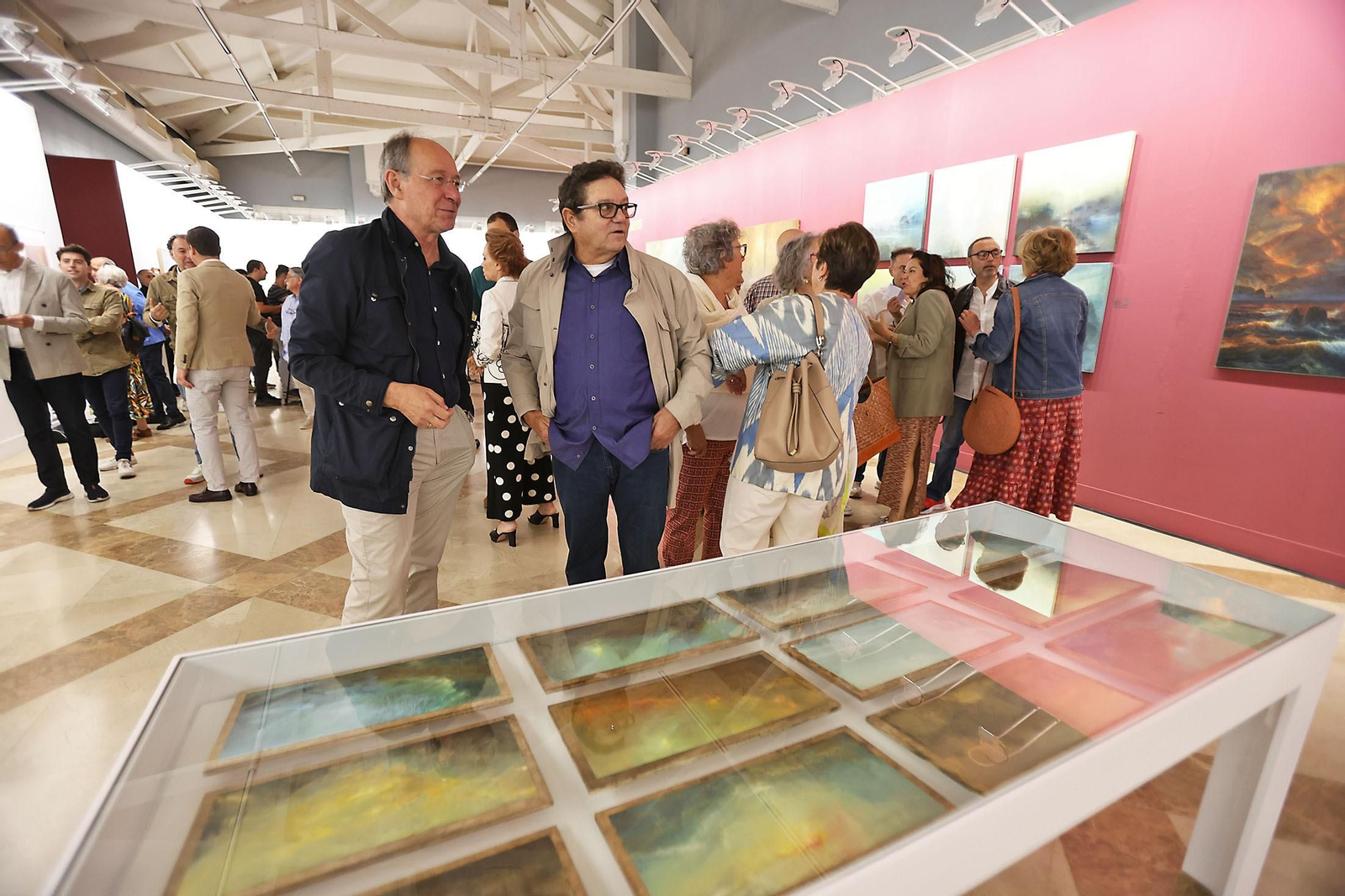 Imágenes de la inauguración de la muestra 'Camino de Perfección' del pintor Antonio Belmonte