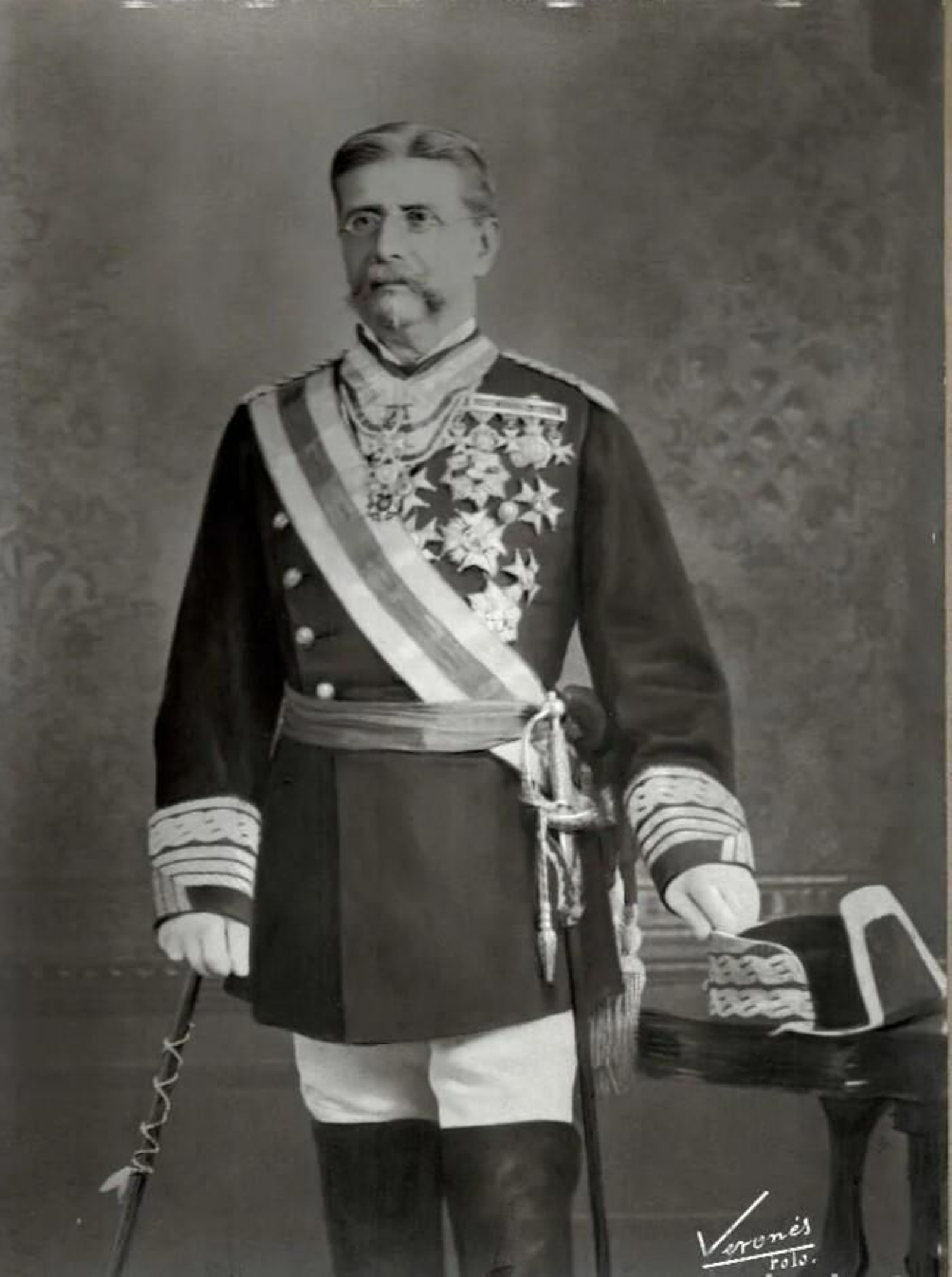 Retrato del Brigadier de la Guardia Civil Miguel Guzmán Cumplido (1819-1895).