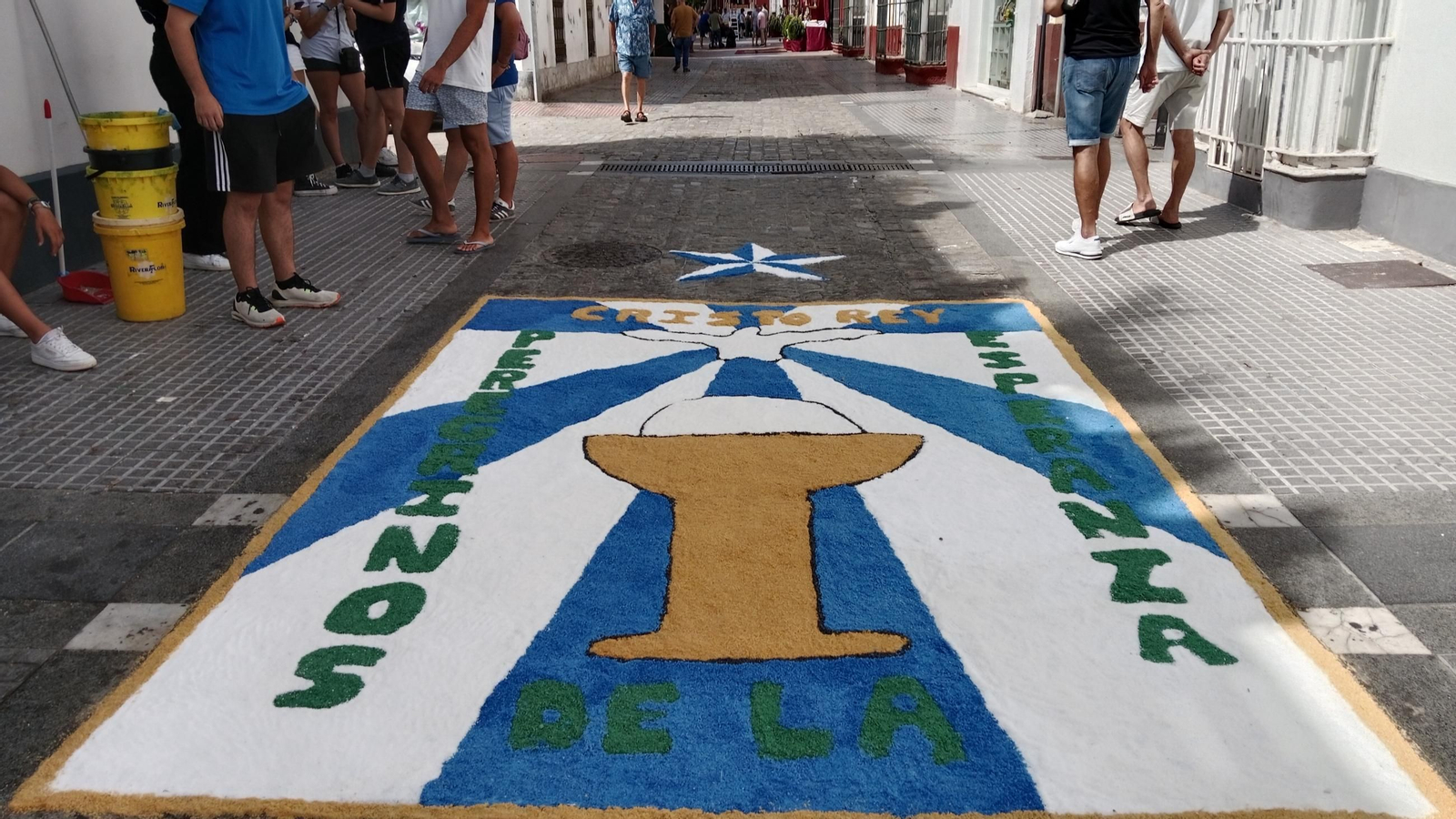Altares y alfombras del Corpus en San Fernando: Medinaceli, primer premio