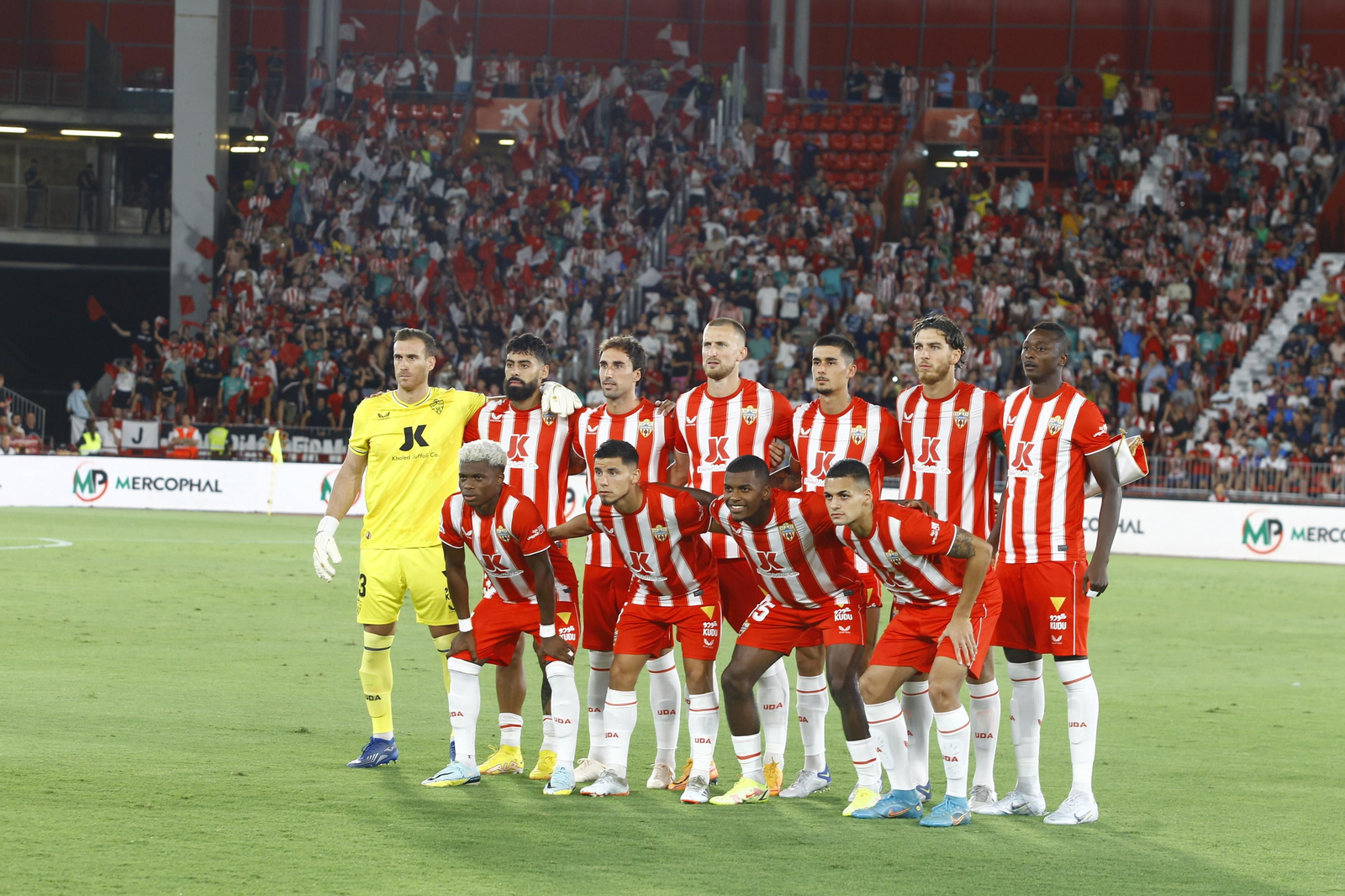 Imágenes del partido U.D. Almería-Real Madrid C.F. de la Liga Santander