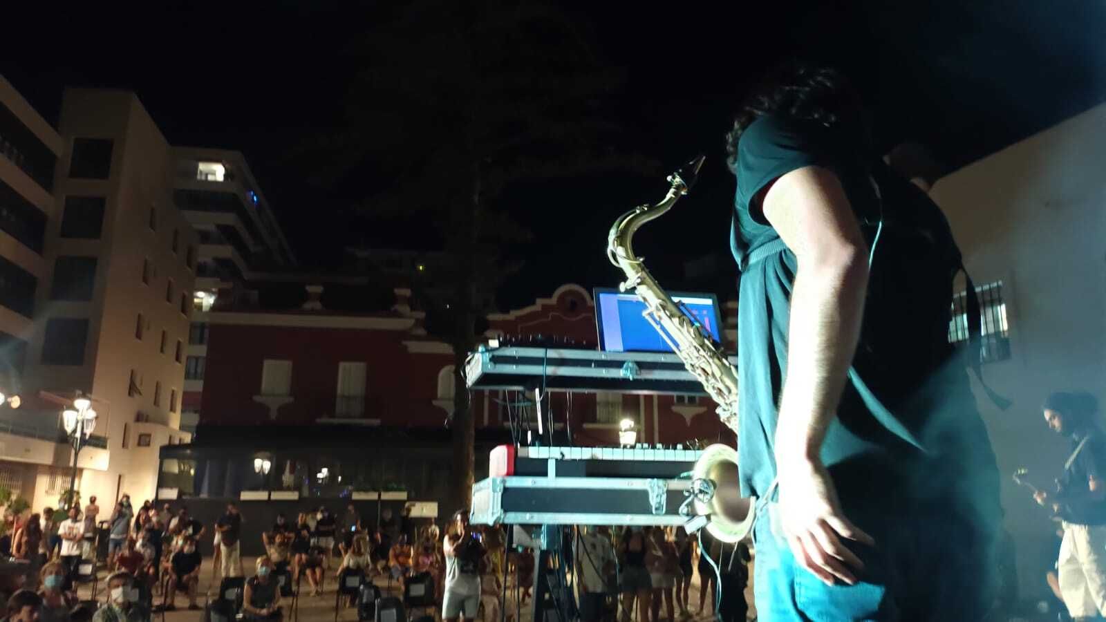 Concierto celebrado en Torremolinos en la etapa de pandemia.