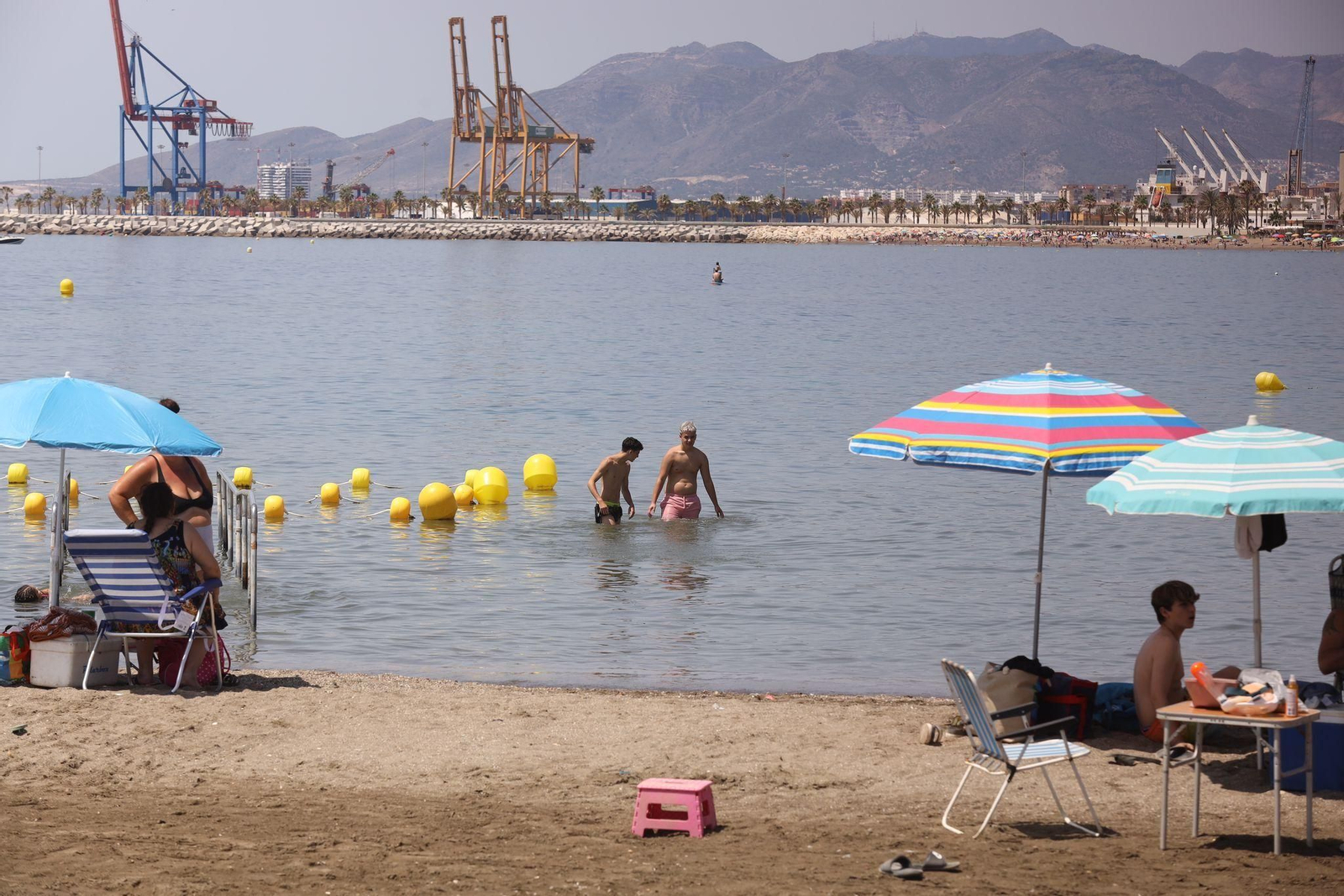 Lleno en las playas de Málaga