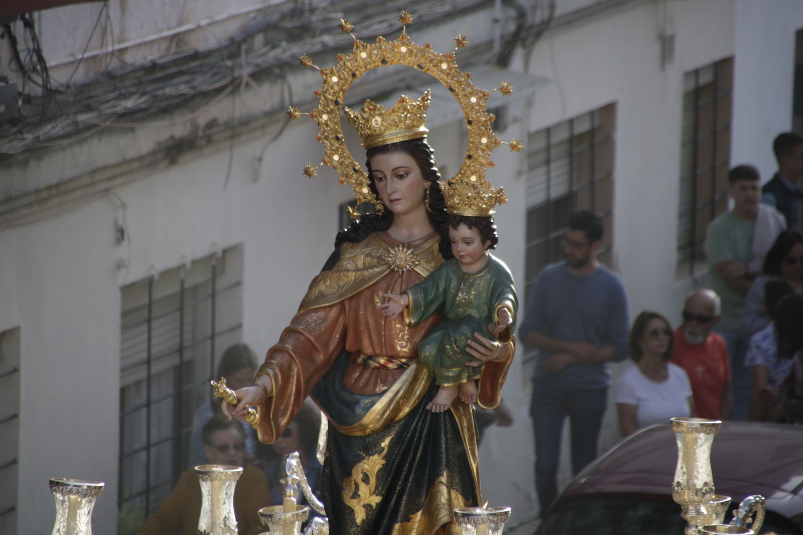 procesión de María Auxiliadora en imágenes Huelva
