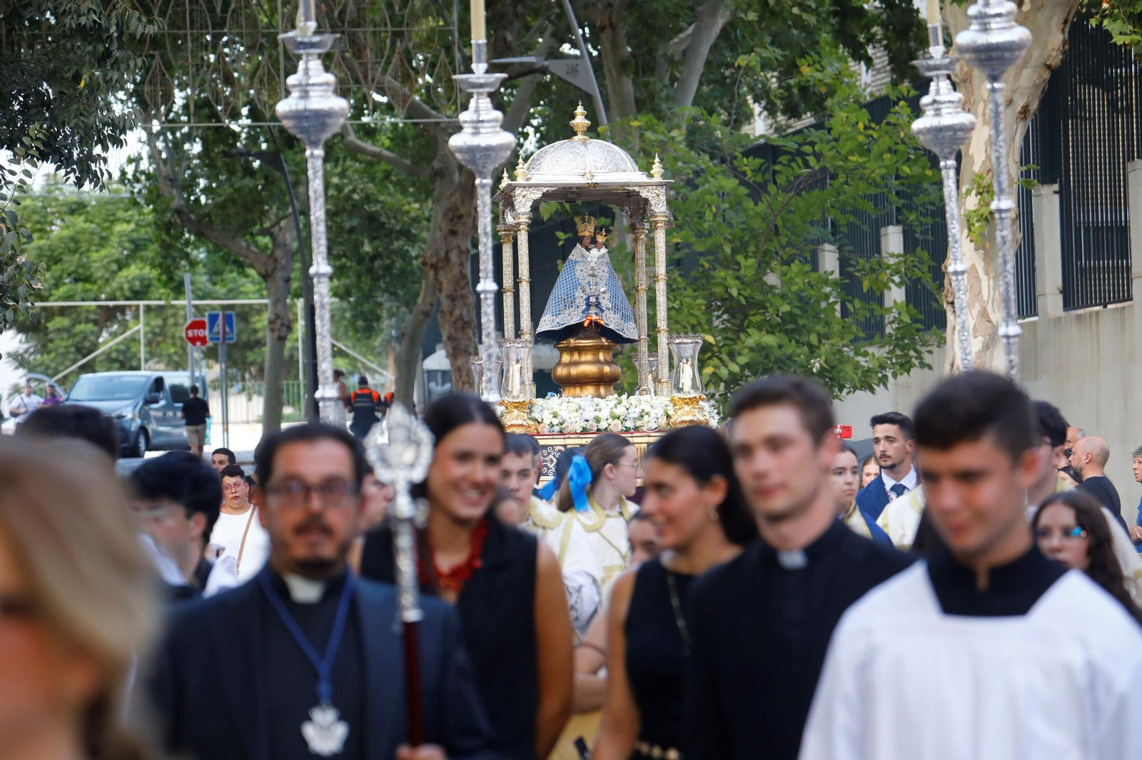 Las imágenes del traslado de la Virgen de la Fuensanta a la Catedral