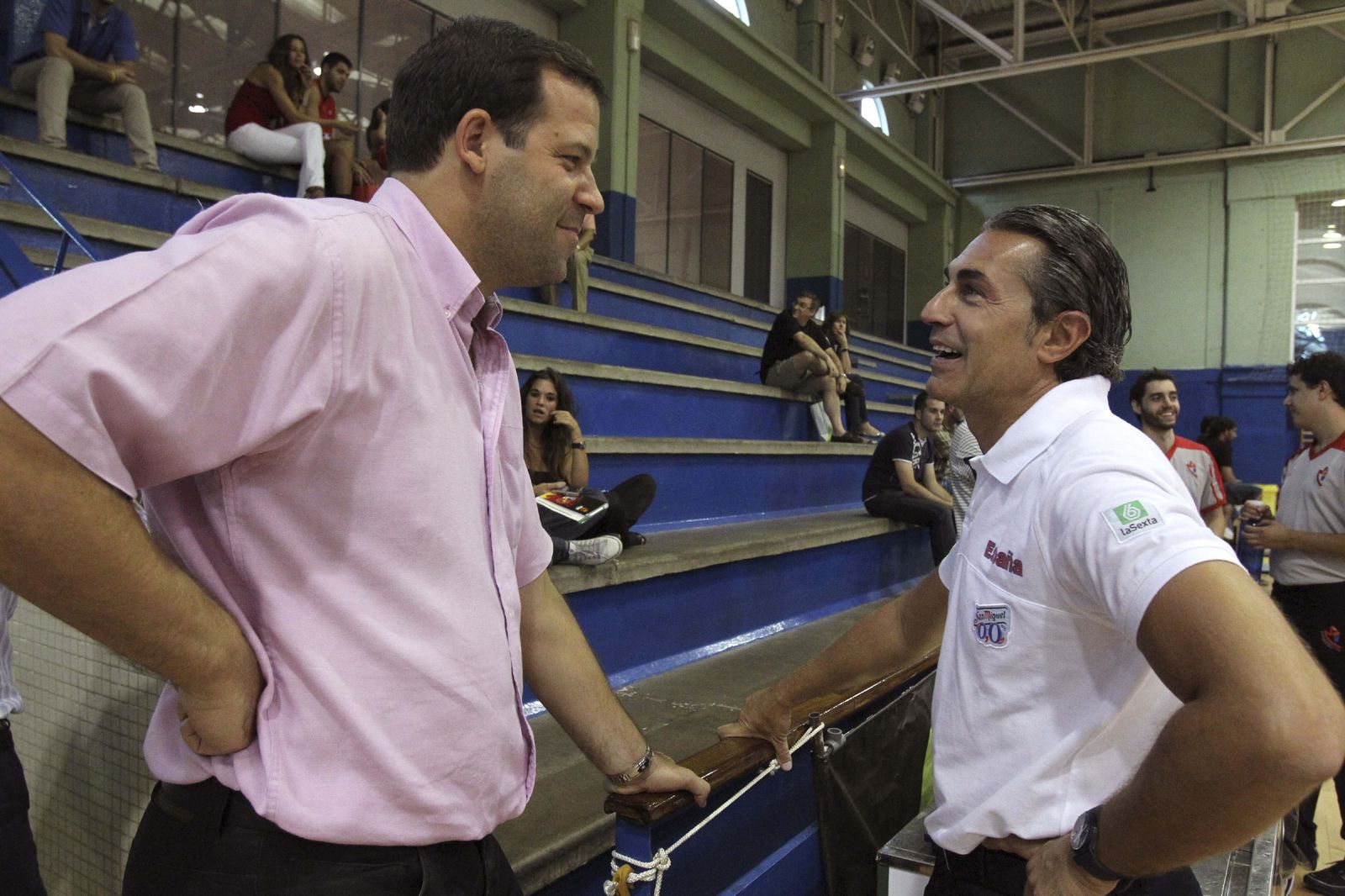 Alfonso Reyes y Sergio Scariolo, en una imagen de archivo.