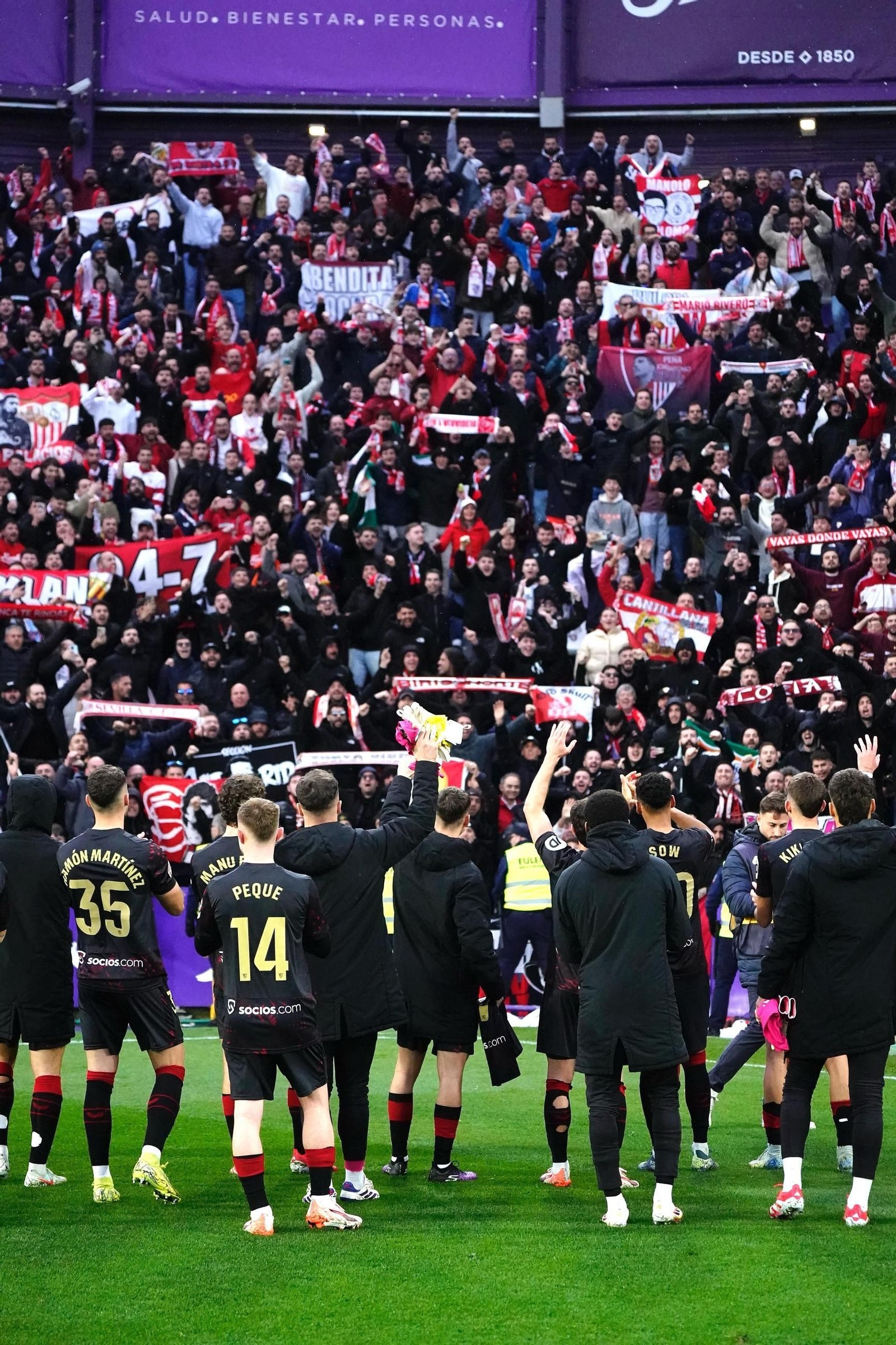 Las fotos del Valladolid - Sevilla