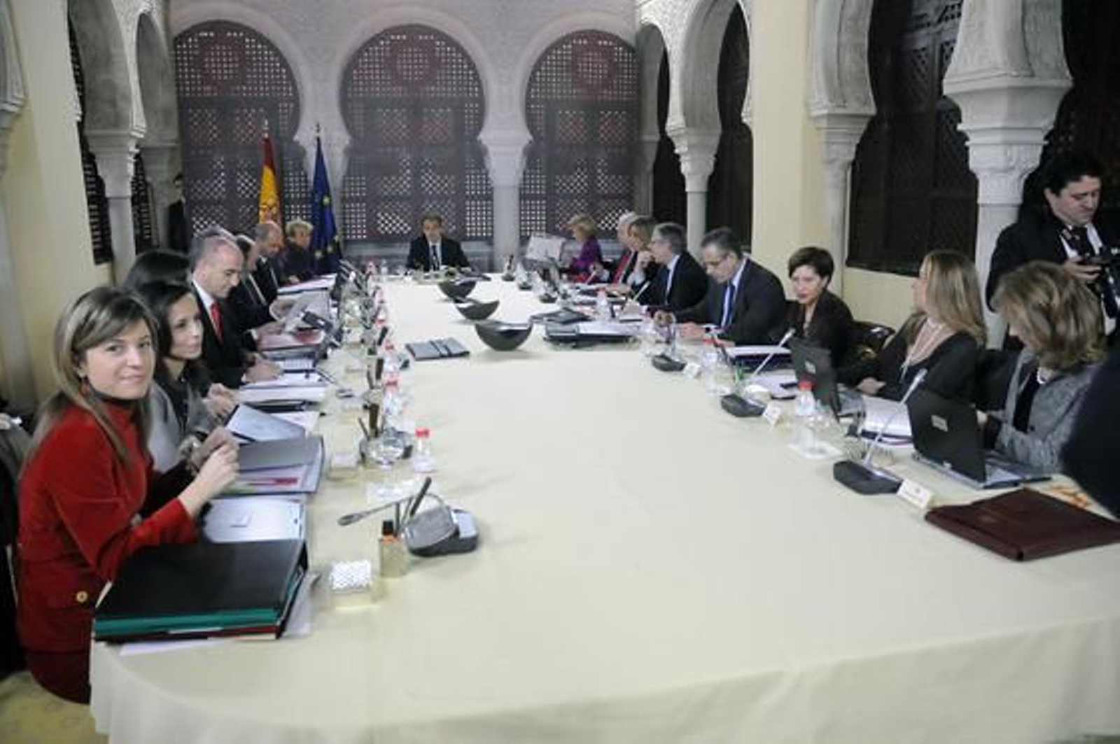 Instantánea de uno de los momentos del Consejo de Ministros.

Foto: Juan Carlos Vázquez