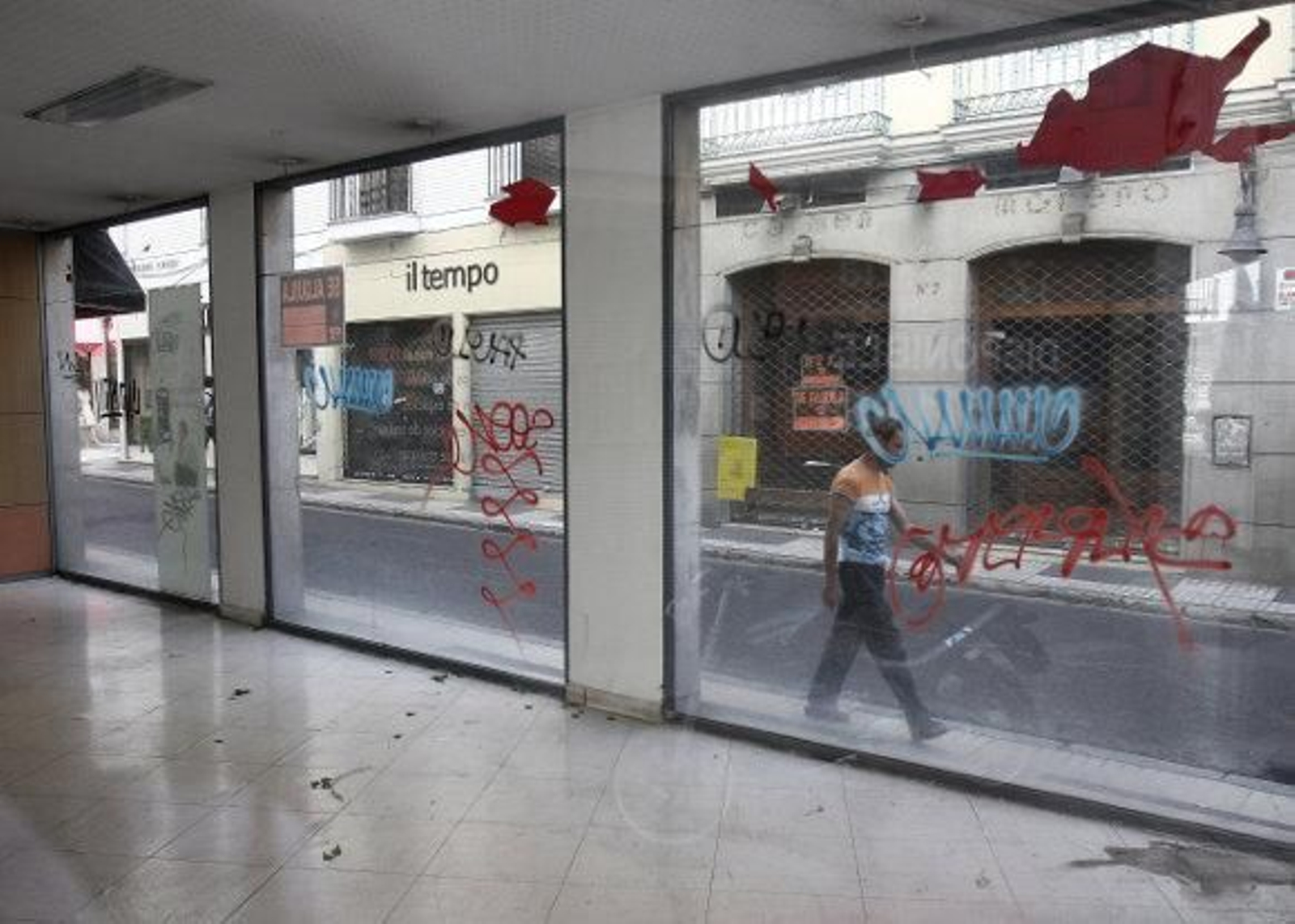 Calles comerciales en quiebra técnica