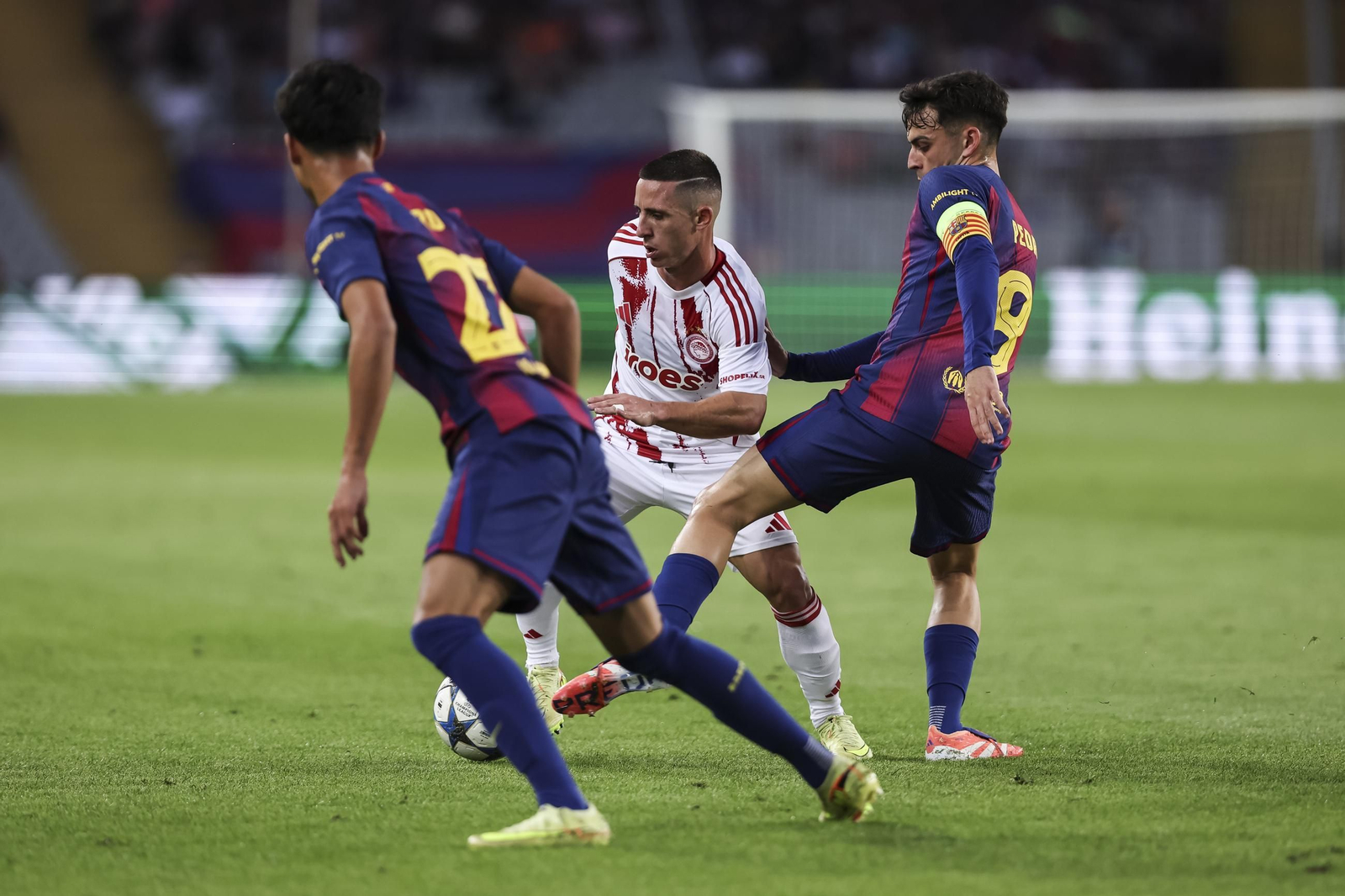 Las fotos del Barcelona-Olympiacos