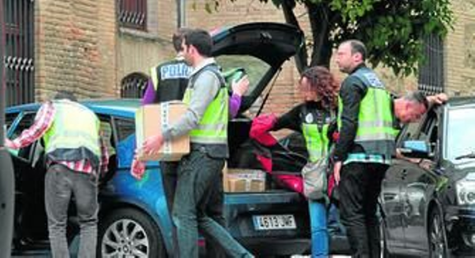 Marta Gutiérrez (dcha.) y Pilar Rivas comparecieron ayer en el Ayuntamiento.